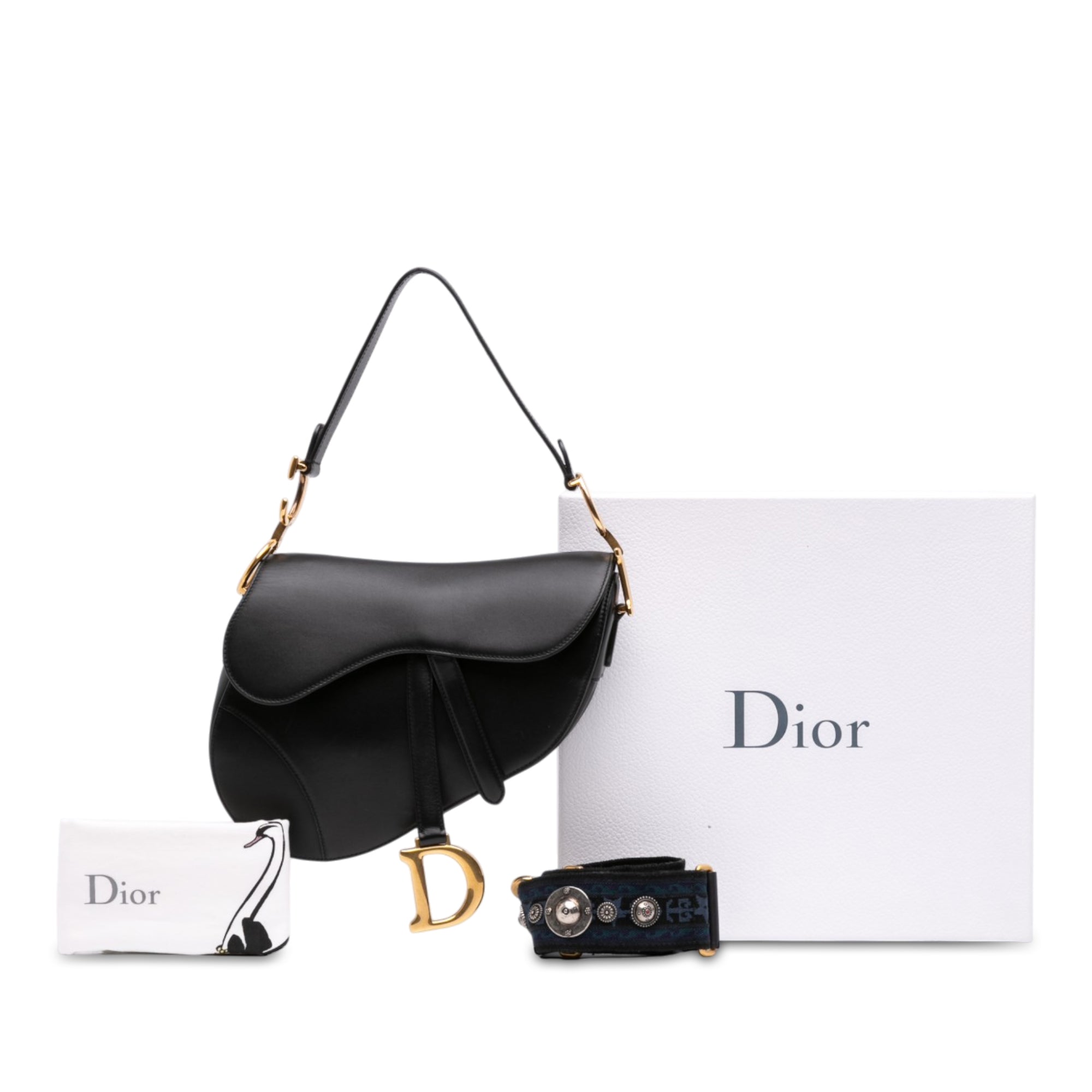 Dior Smooth Calfskin Saddle Bag - image 7