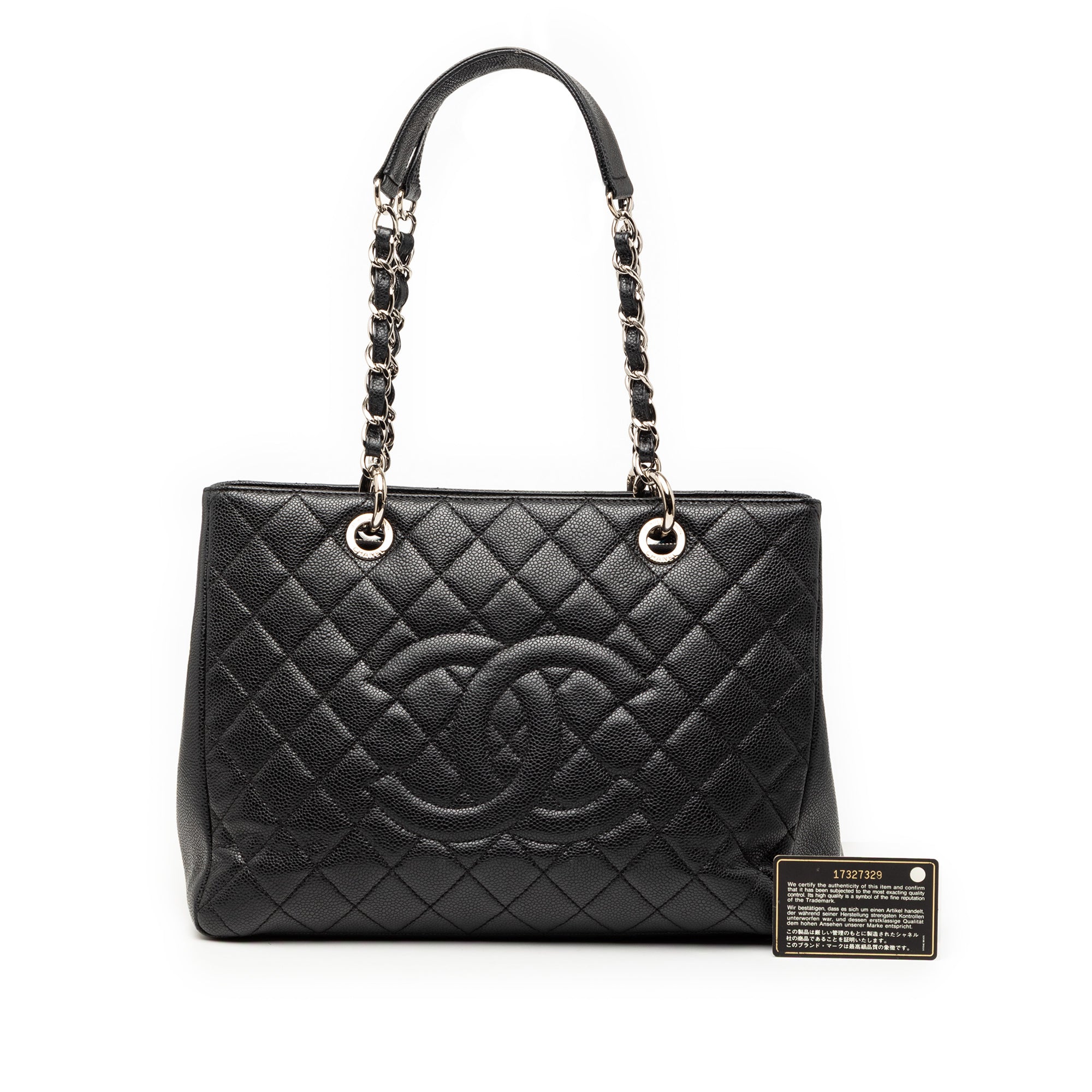Chanel Caviar Grand Shopping Tote - image 8