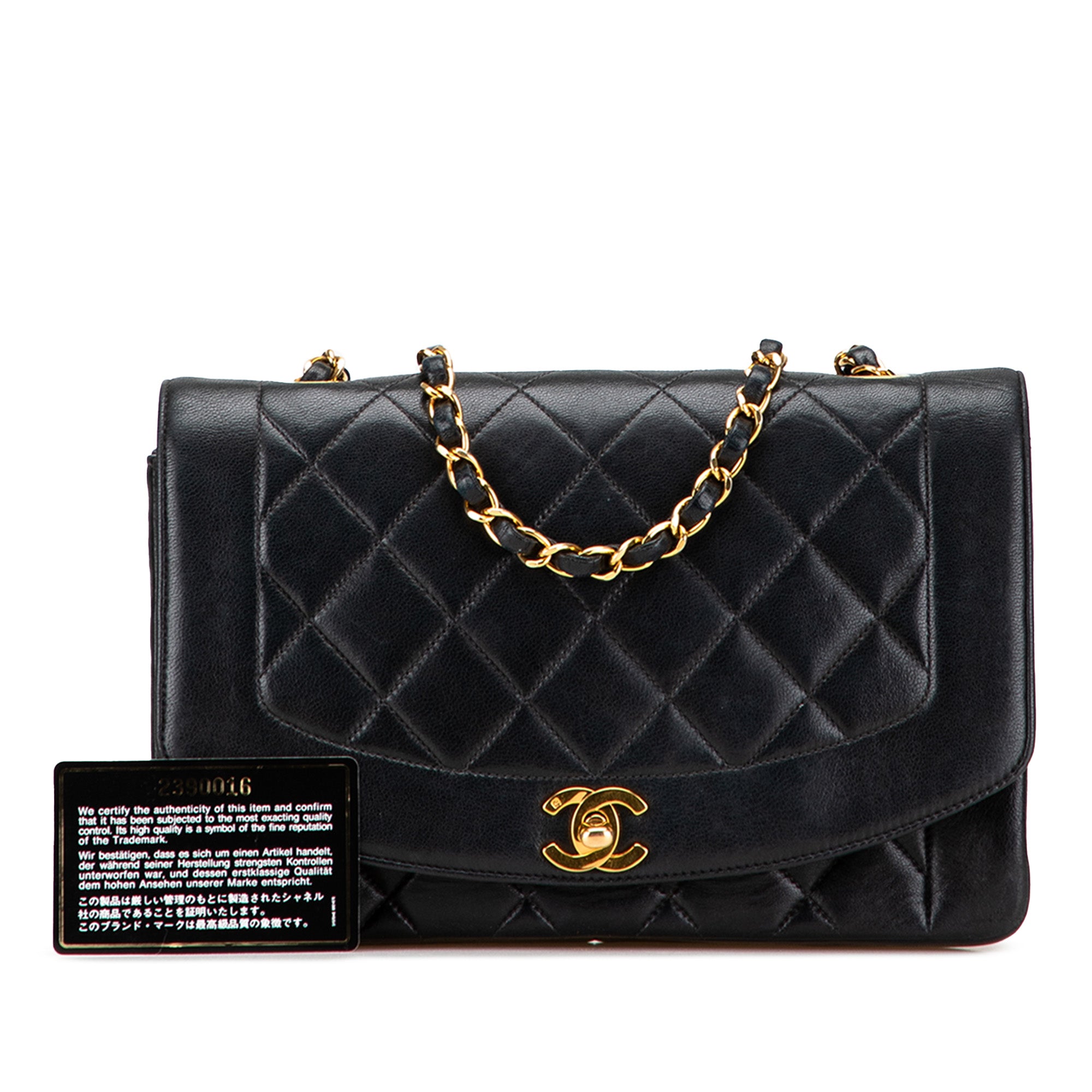 Chanel Medium Lambskin Diana Flap - image 10