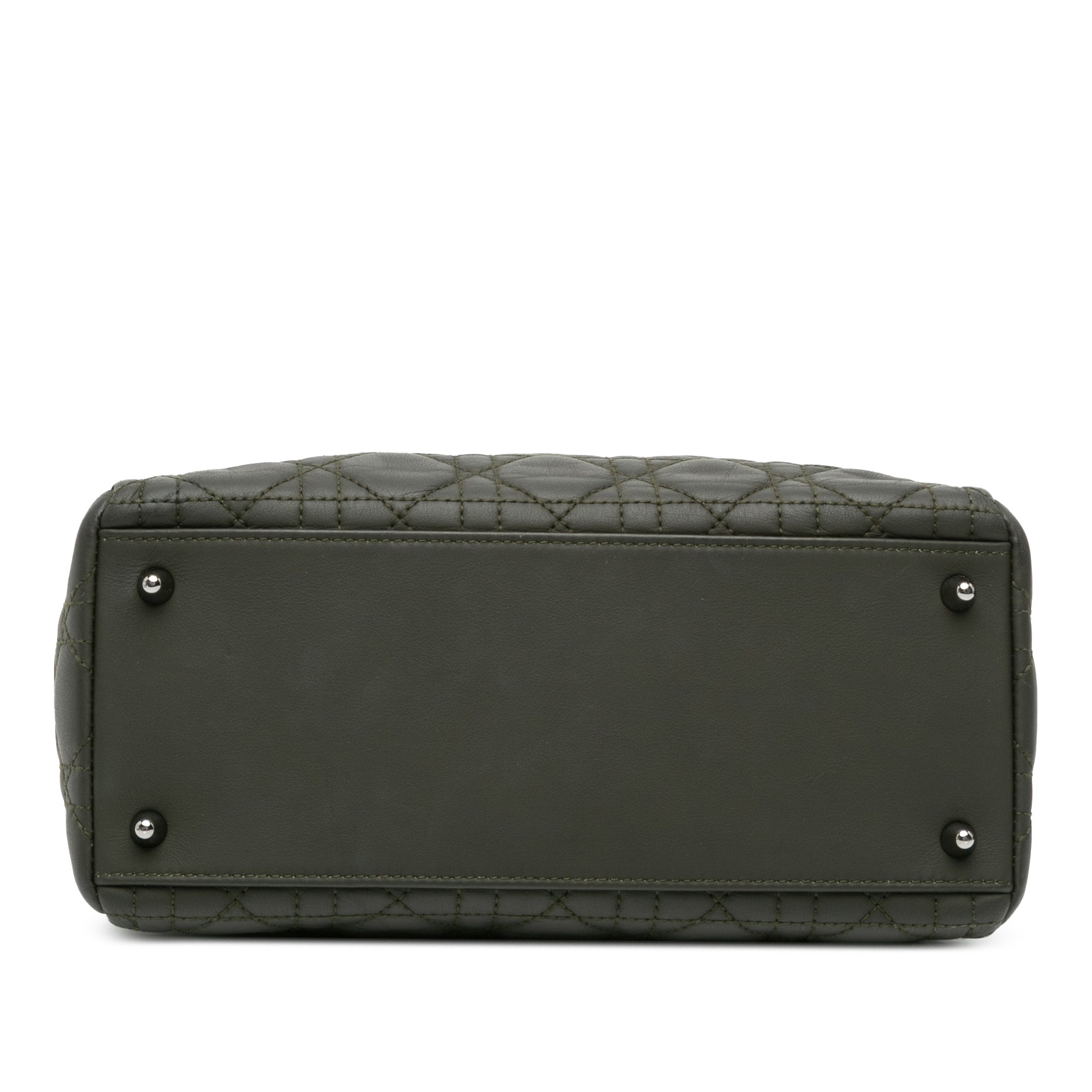 Dior Medium Lambskin Cannage Lady Dior - image 3