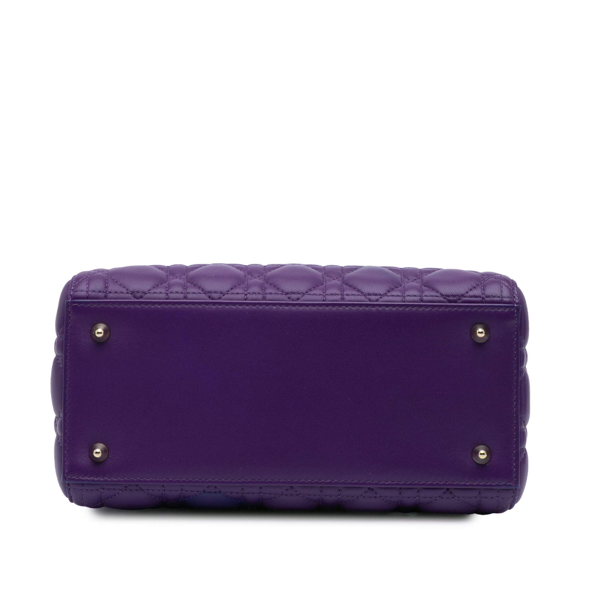 Dior Medium Lambskin Cannage Lady Dior - image 3
