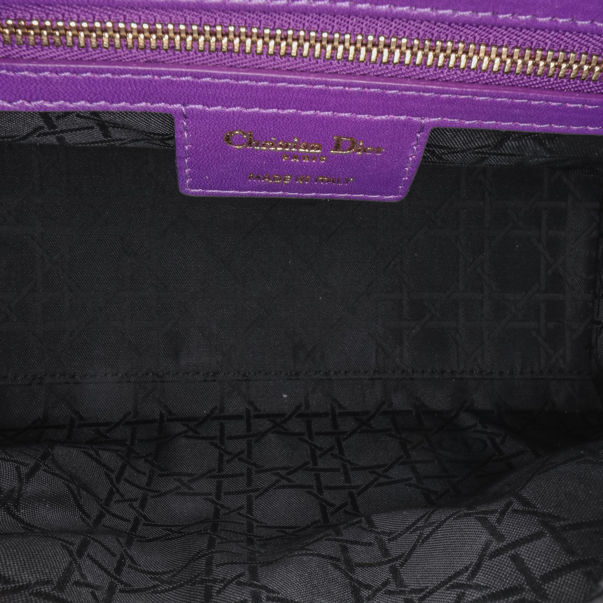 Dior Medium Lambskin Cannage Lady Dior - image 4