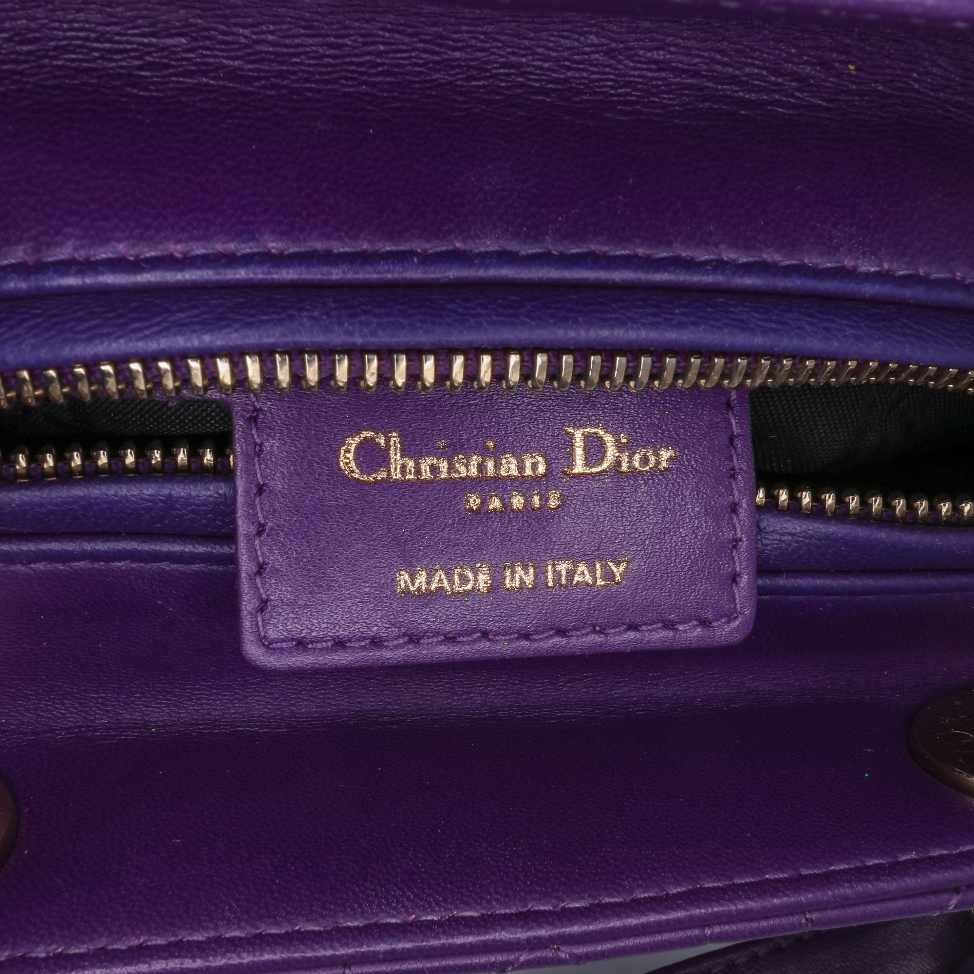 Dior Medium Lambskin Cannage Lady Dior - image 5
