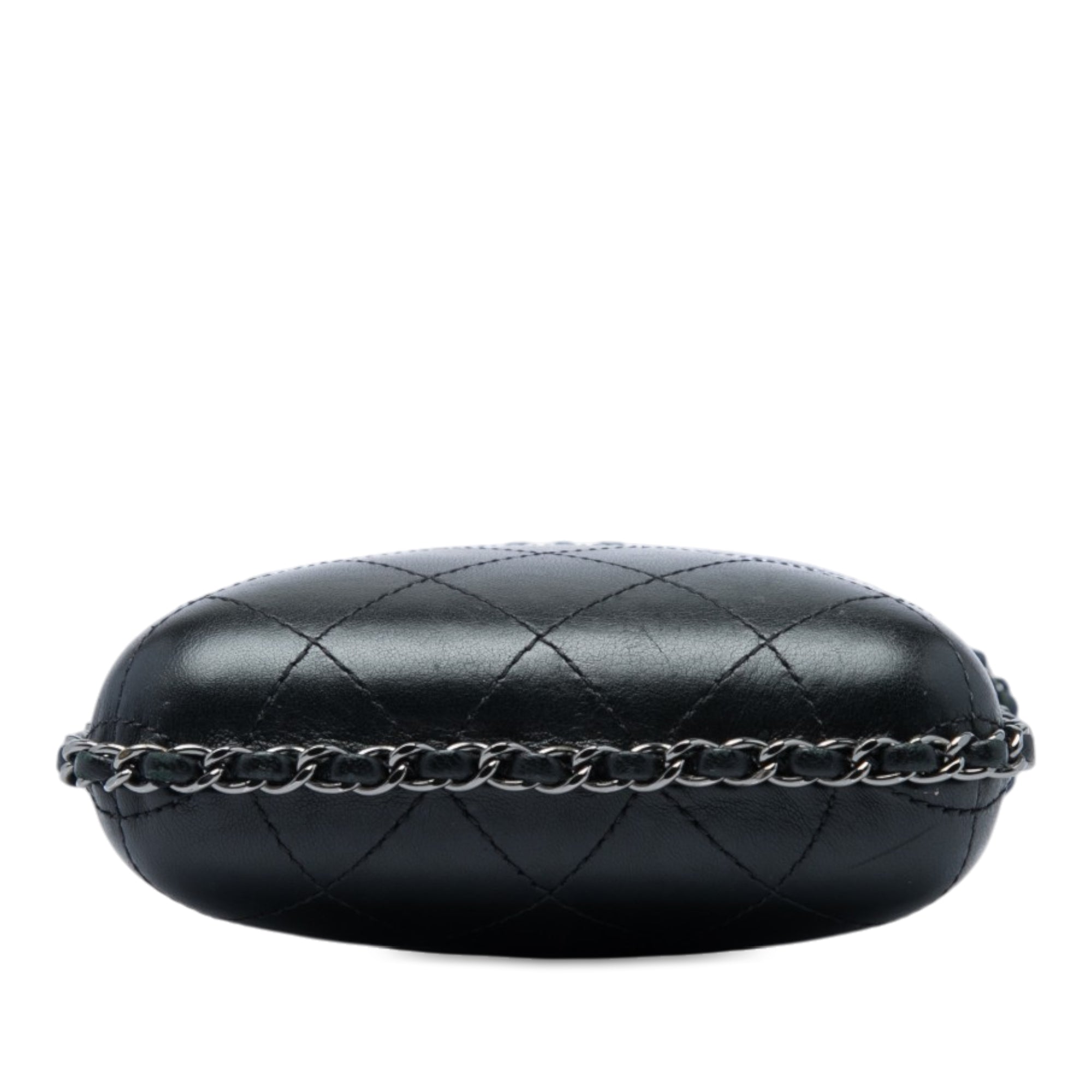 Chanel CC Quilted Lambskin Chain Around Phone Holder - image 3