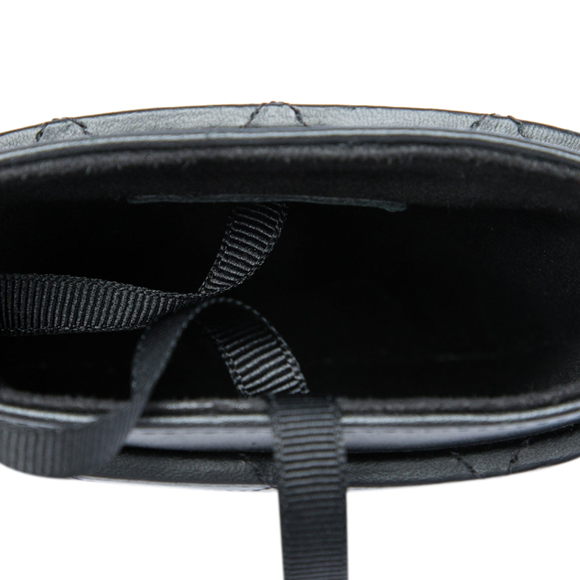 Chanel CC Quilted Lambskin Chain Around Phone Holder - image 4