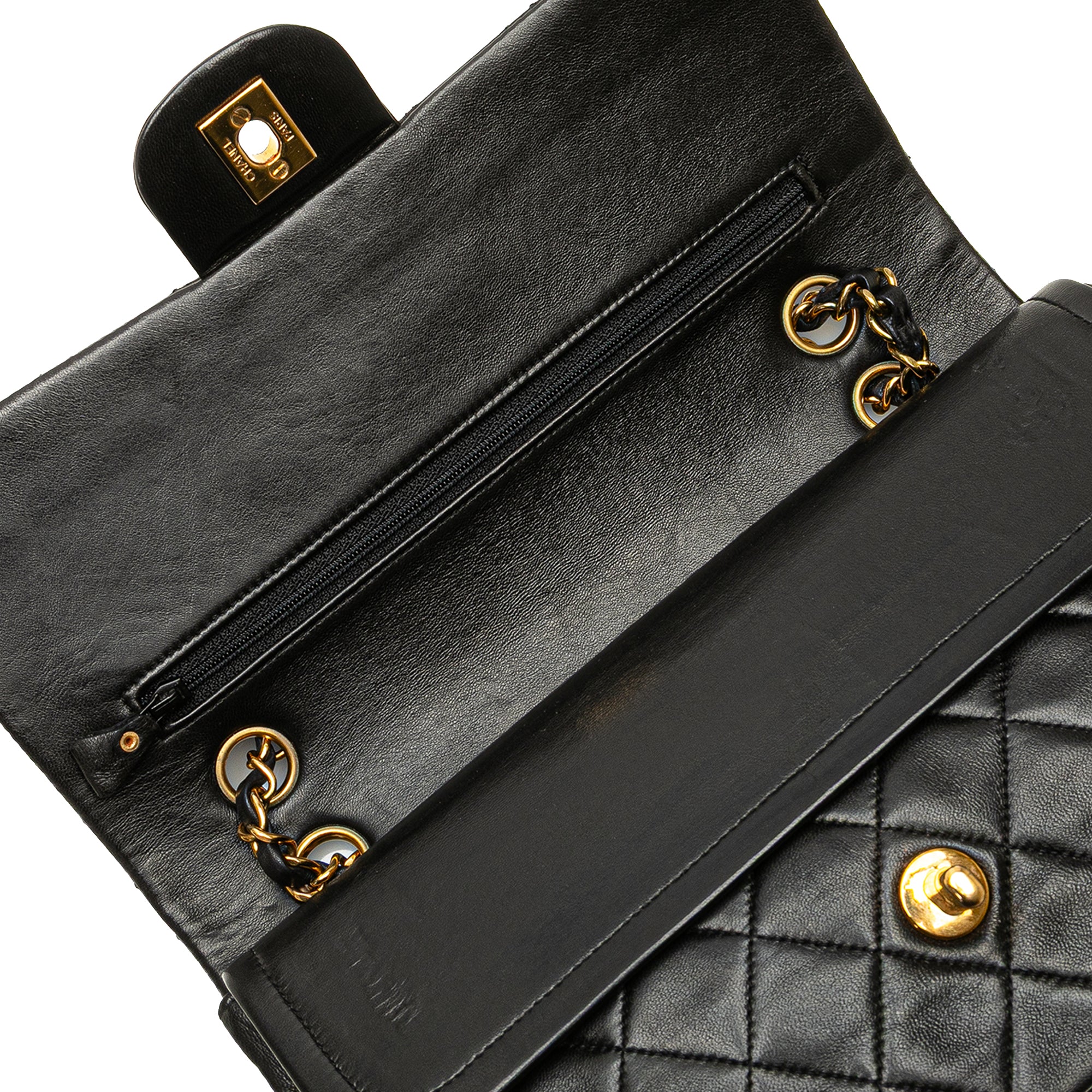 Chanel Medium Classic Lambskin Double Flap - image 8