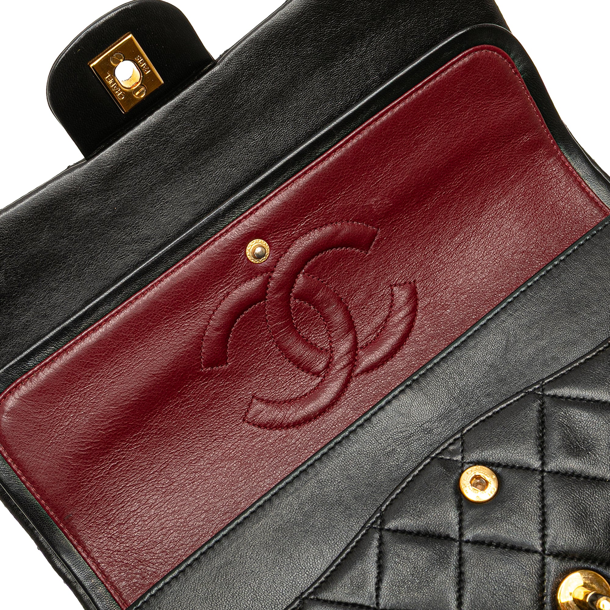 Chanel Medium Classic Lambskin Double Flap - image 9