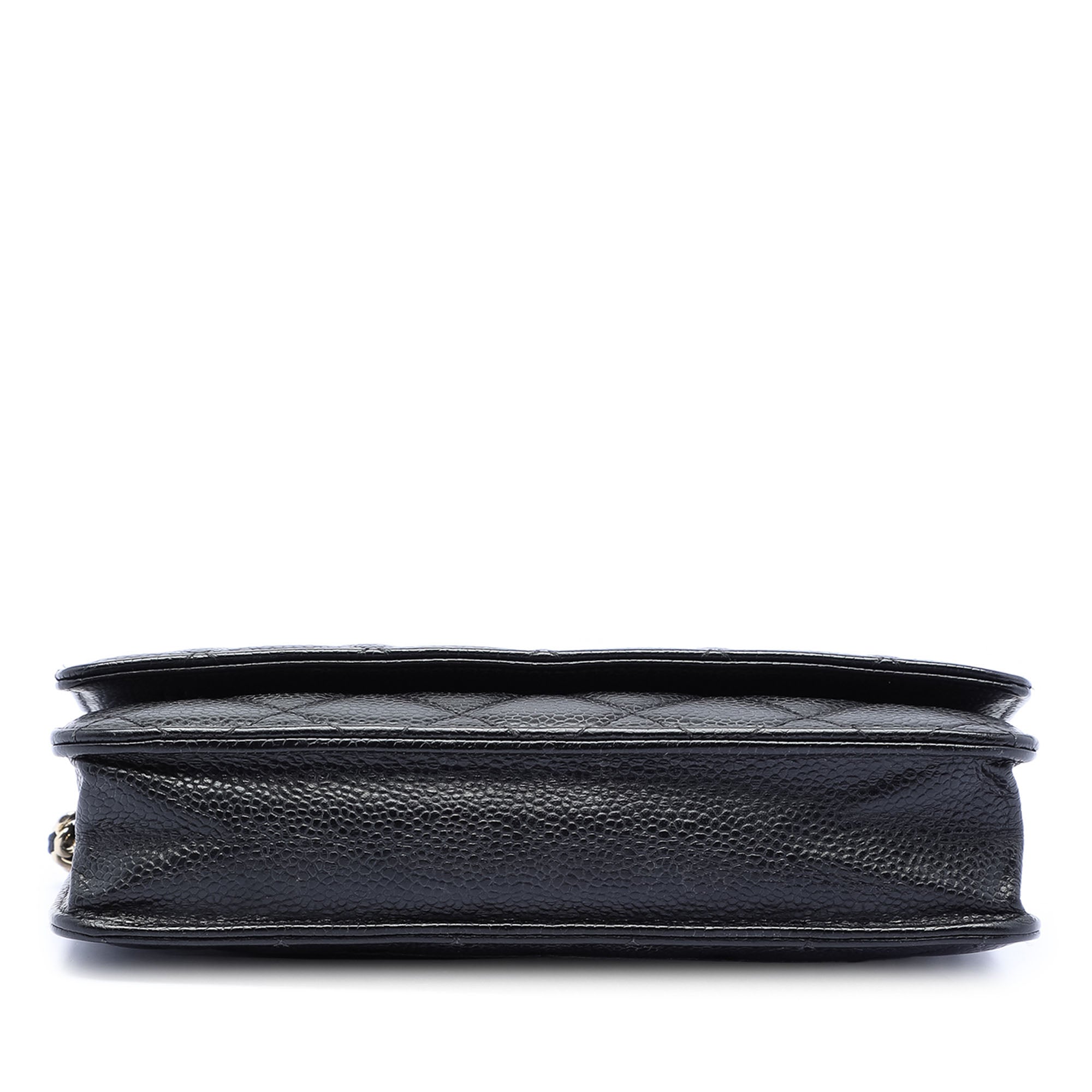 Chanel CC Quilted Caviar Wallet on Chain - image 3