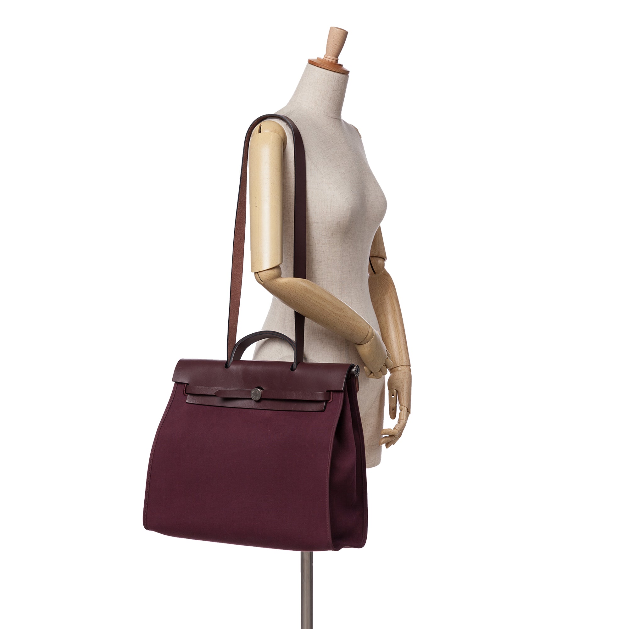 Hermès Toile Herbag Zip 39 - image 10