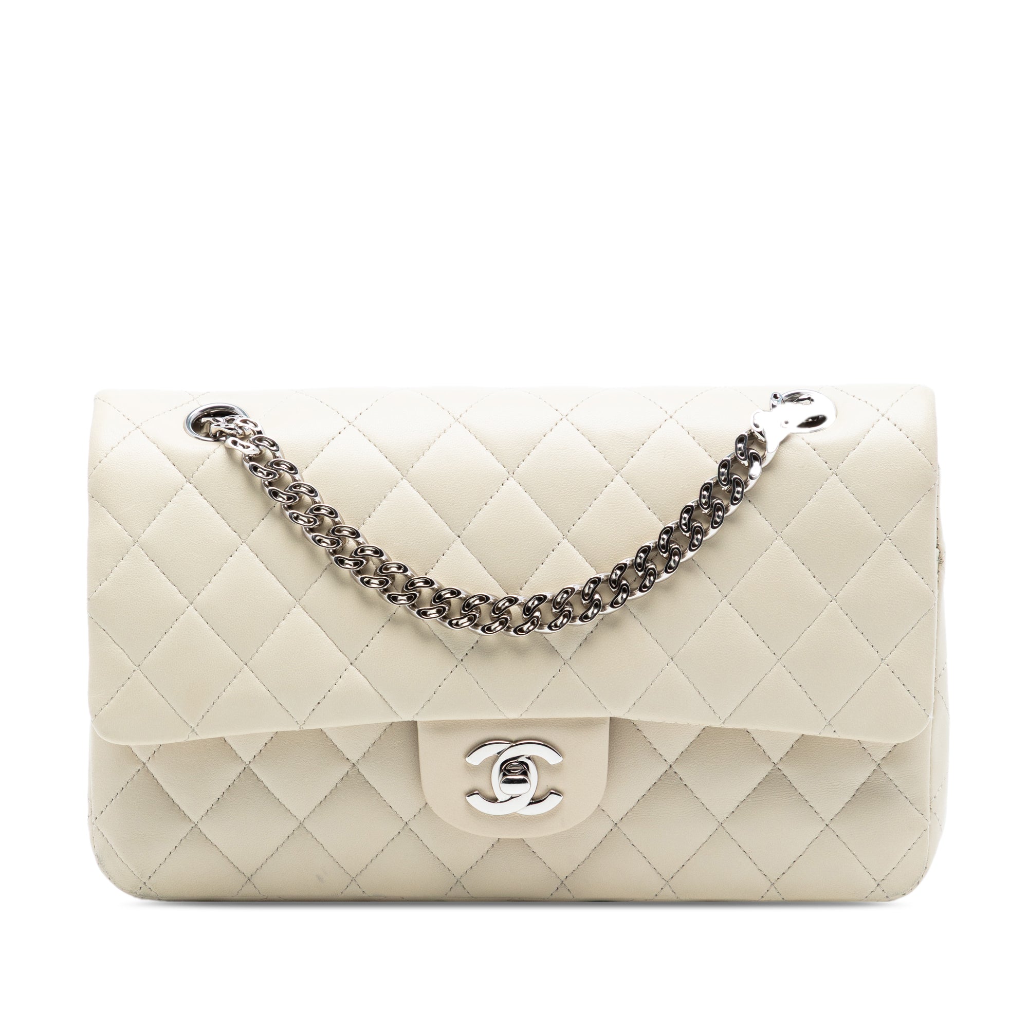 Chanel Medium Classic Lambskin Bijoux Chain Double Flap - image 1
