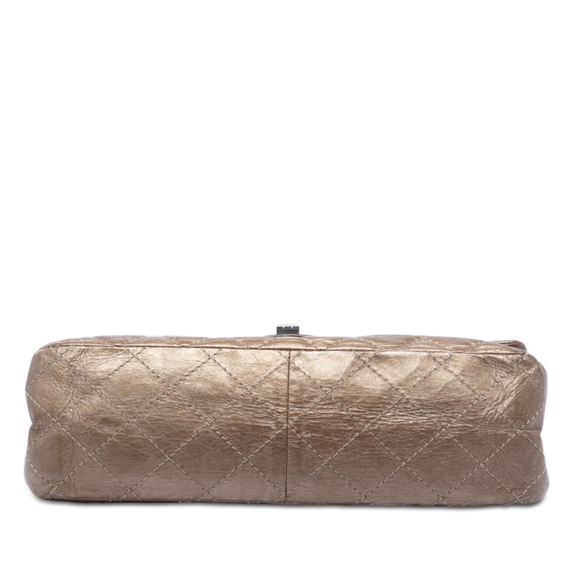 Chanel Quilted Metallic Aged Calfskin Reissue 2.55 Double Flap 226 - image 3