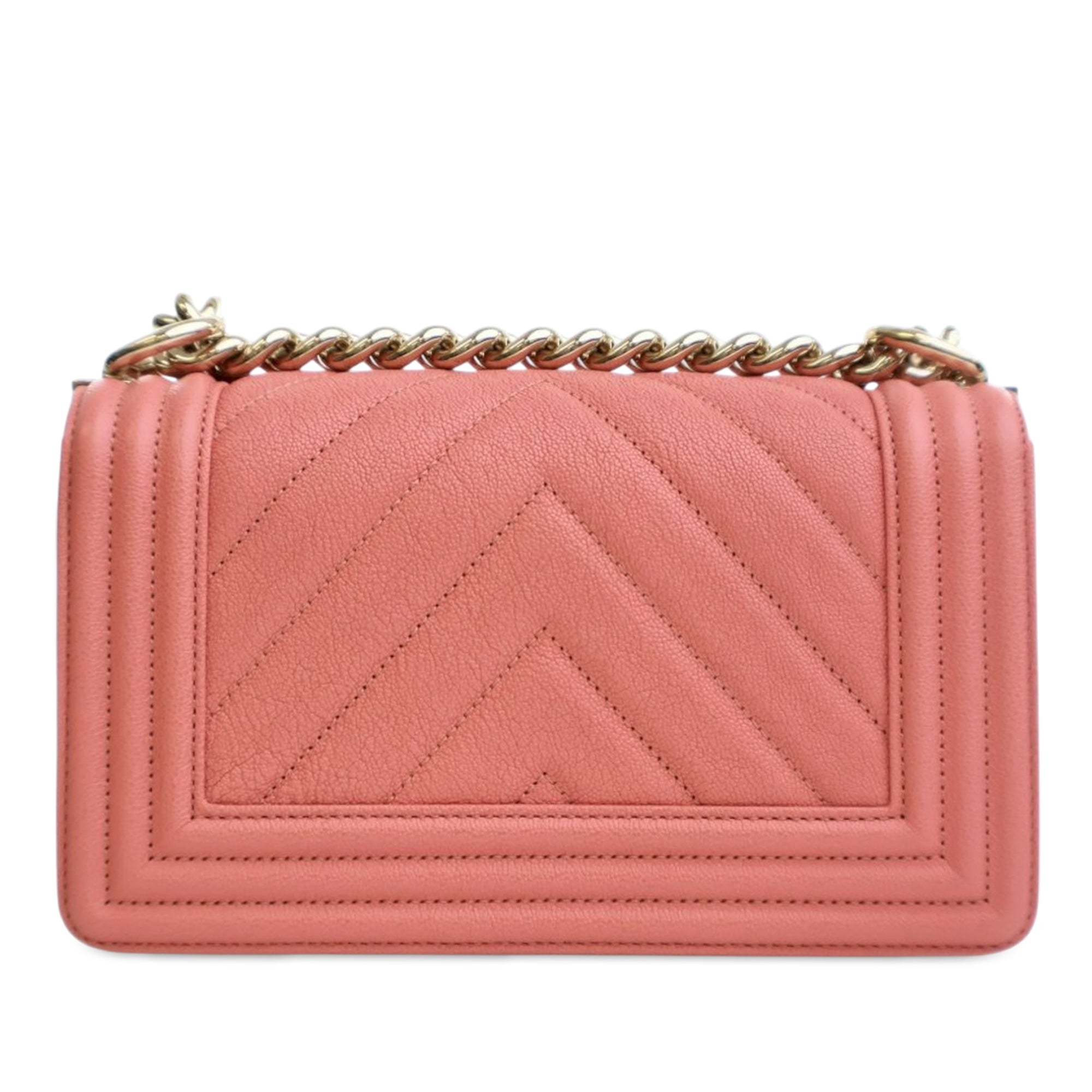 Chanel Small Chevron Caviar Boy Flap - image 3