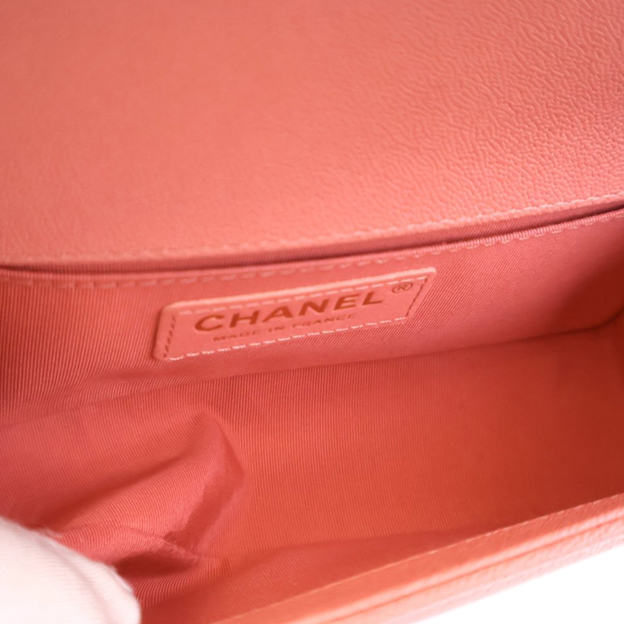 Chanel Small Chevron Caviar Boy Flap - image 5