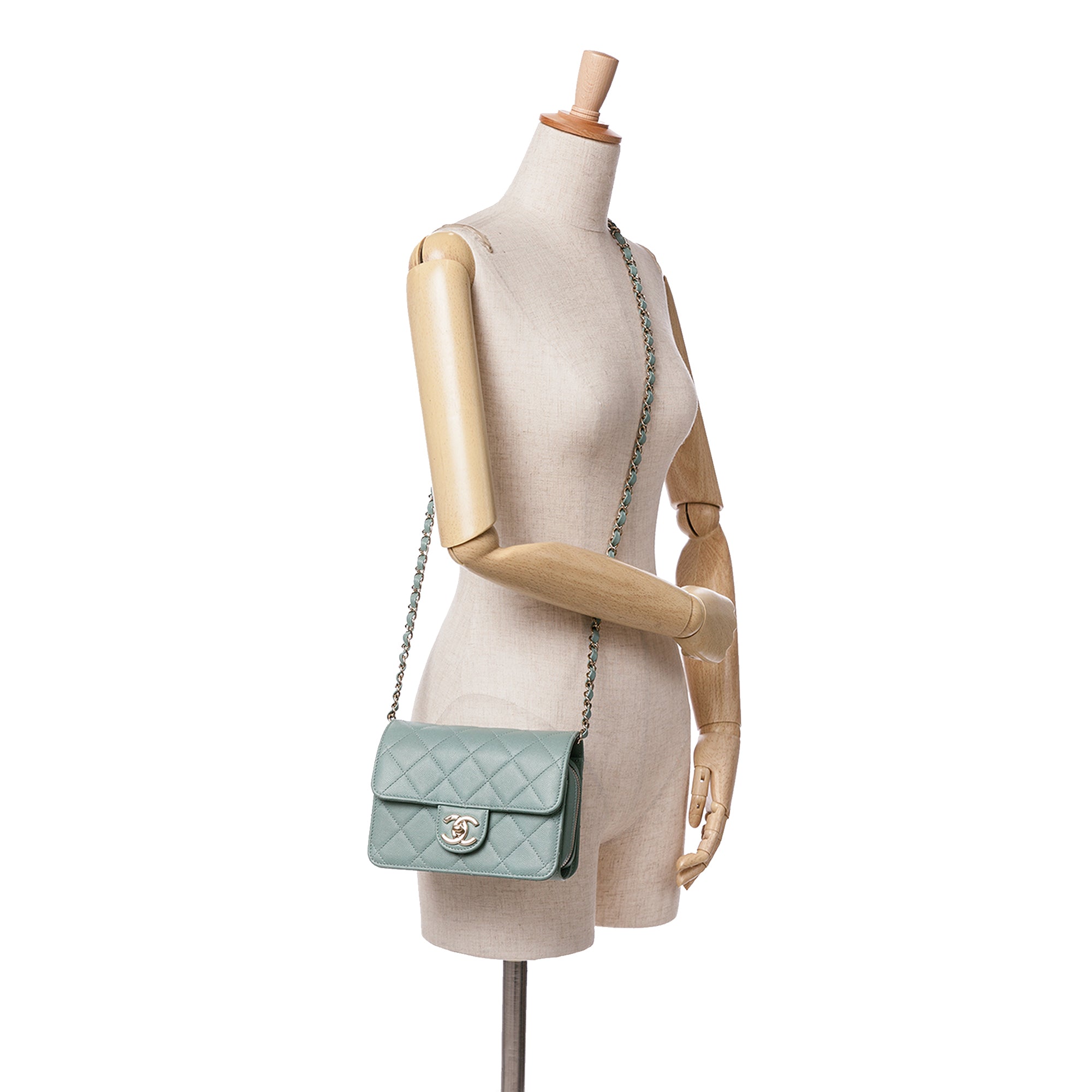 Chanel Mini Caviar Like a Wallet Flap - image 8