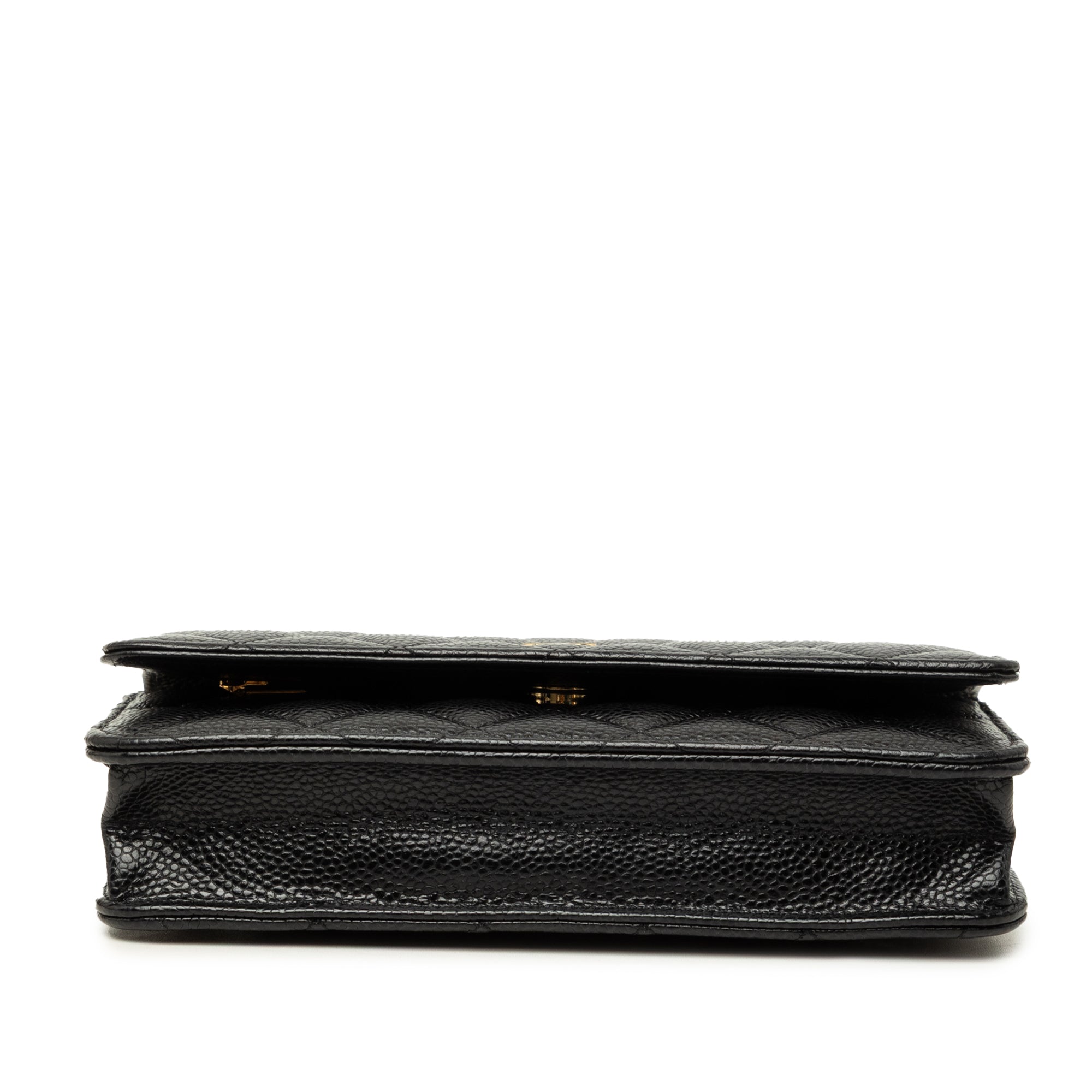 Chanel CC Quilted Caviar Wallet on Chain - image 3