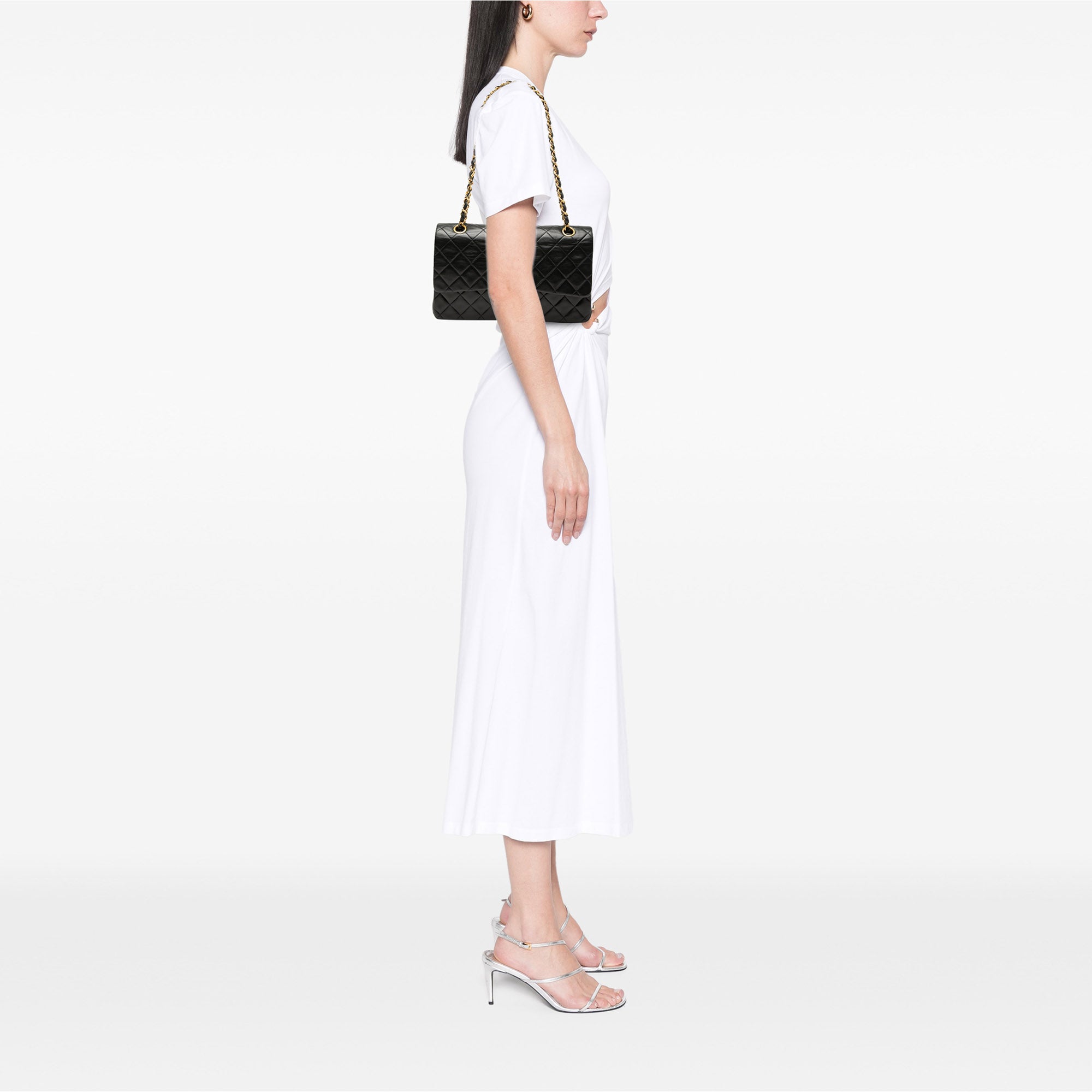 Chanel Medium Classic Lambskin Double Flap - image 7