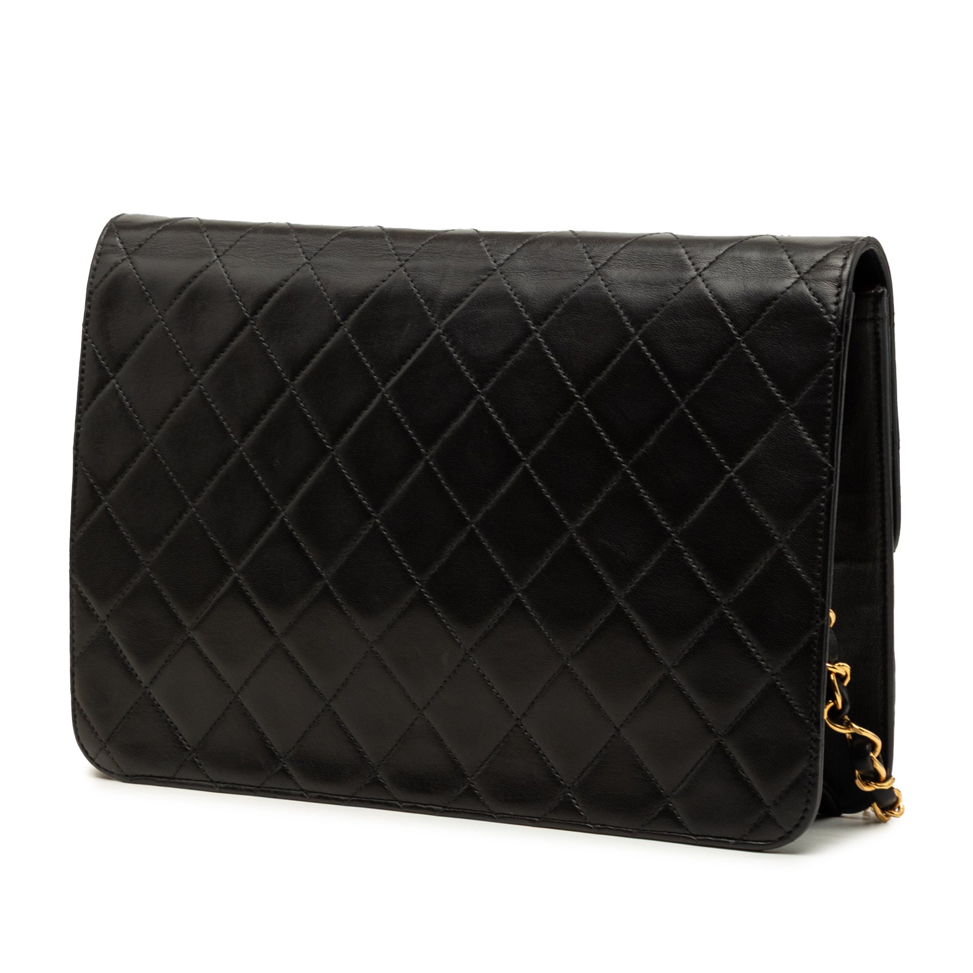 Chanel Medium CC Quilted Lambskin Single Flap - image 2