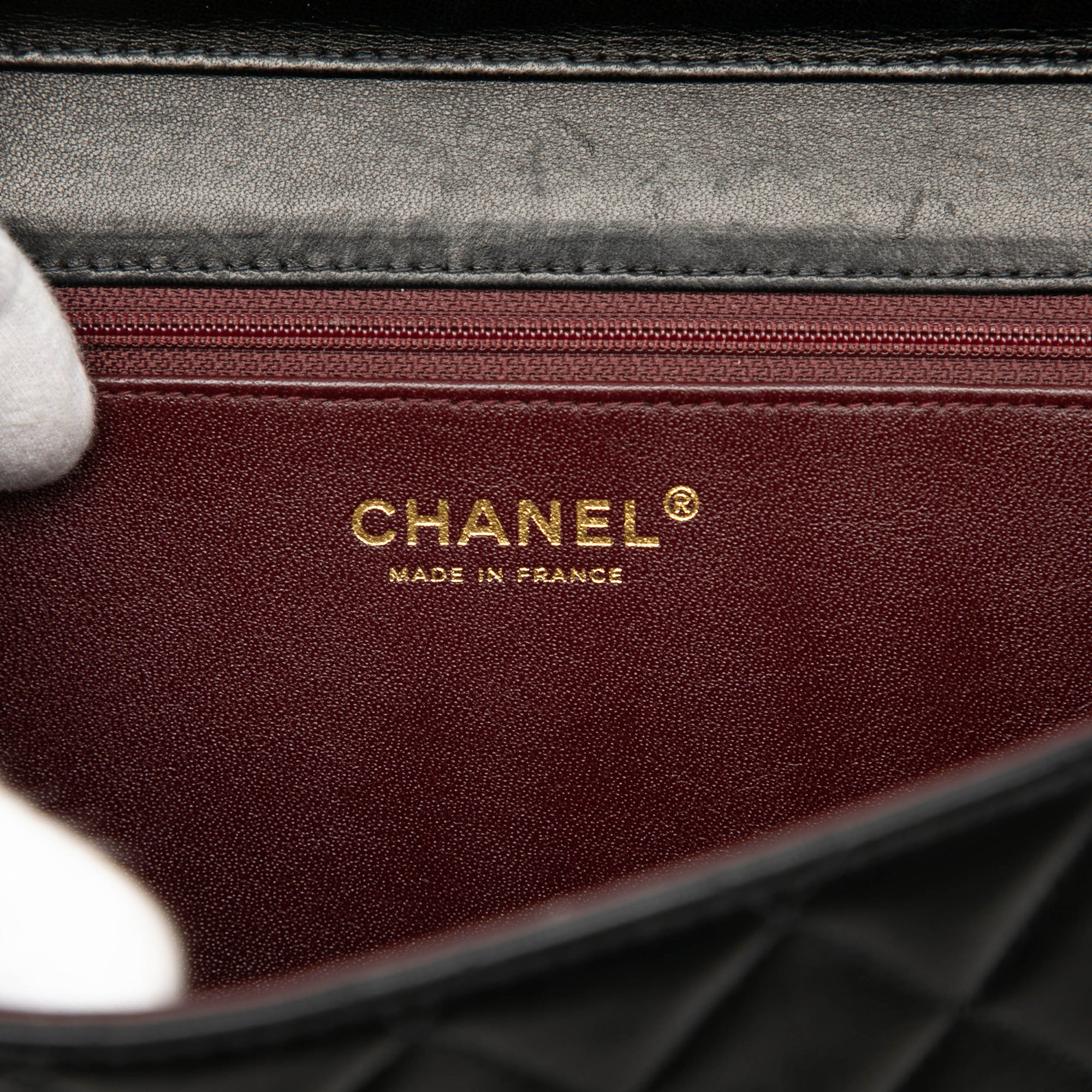 Chanel Small CC Quilted Lambskin Single Flap - image 5