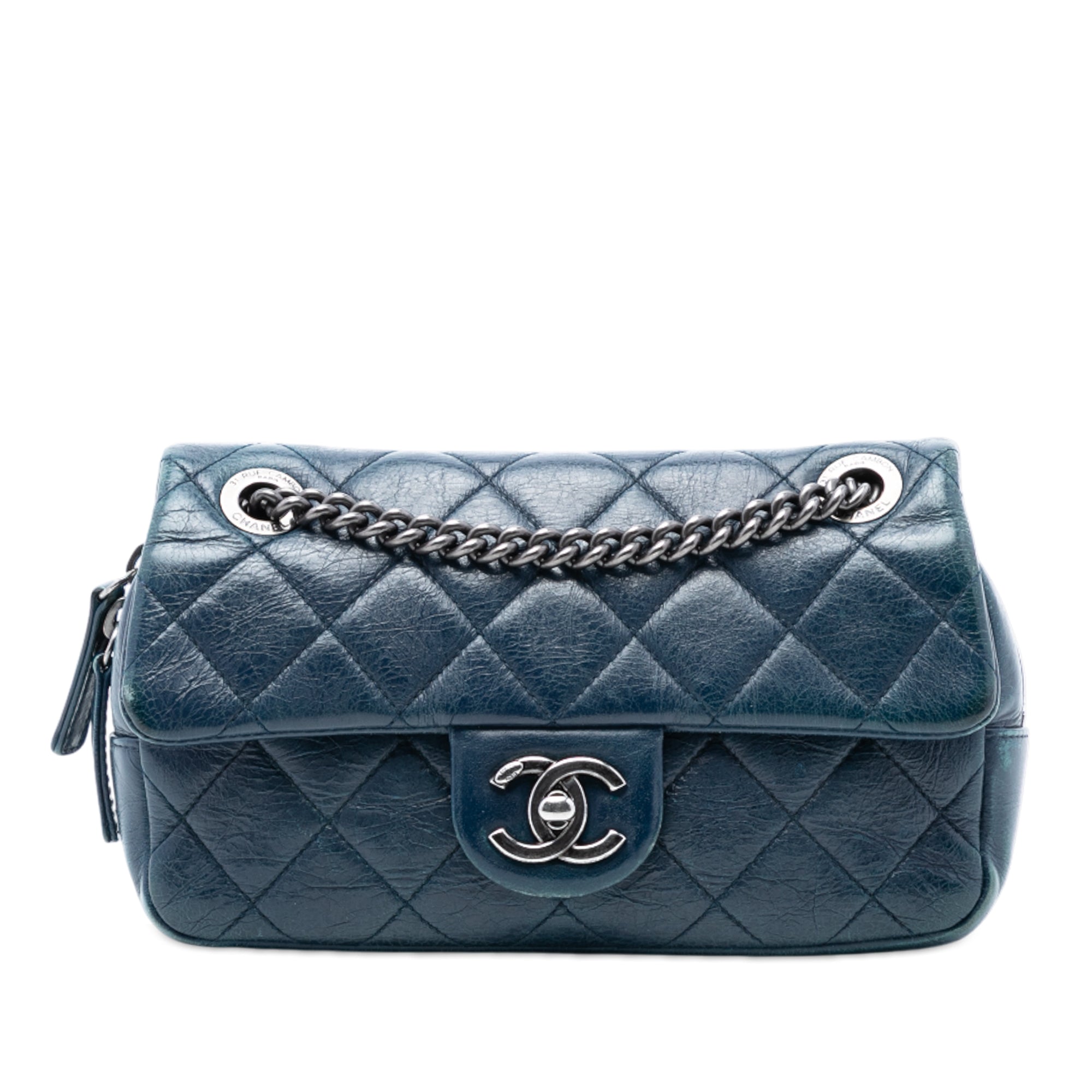 Chanel Small Quilted Aged Calfskin Portobello Flap - image 1