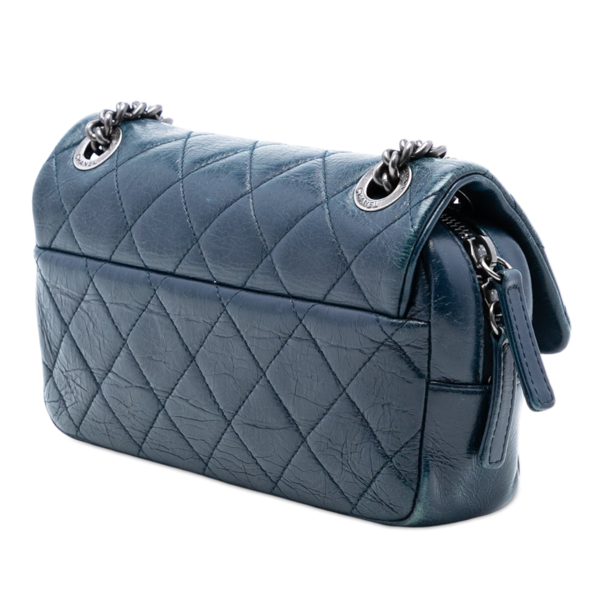 Chanel Small Quilted Aged Calfskin Portobello Flap - image 2