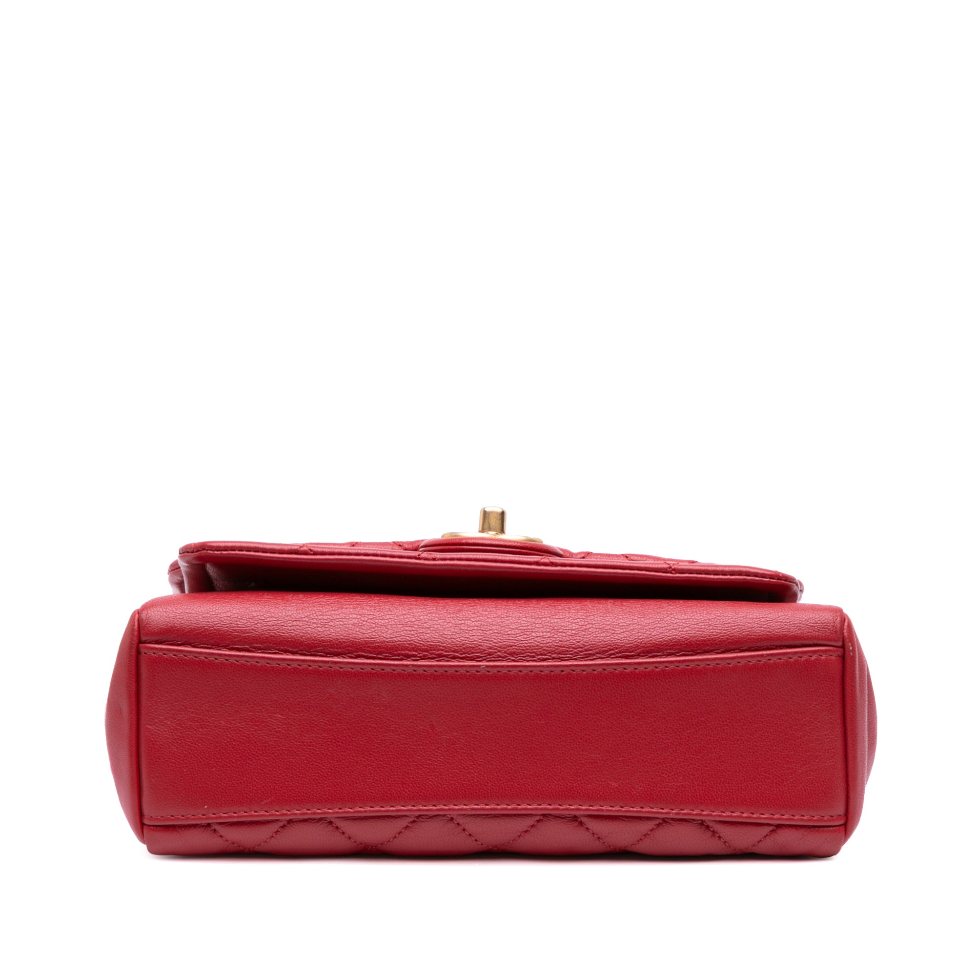 Chanel Small Quilted Lambskin Chain Link Flap - image 3