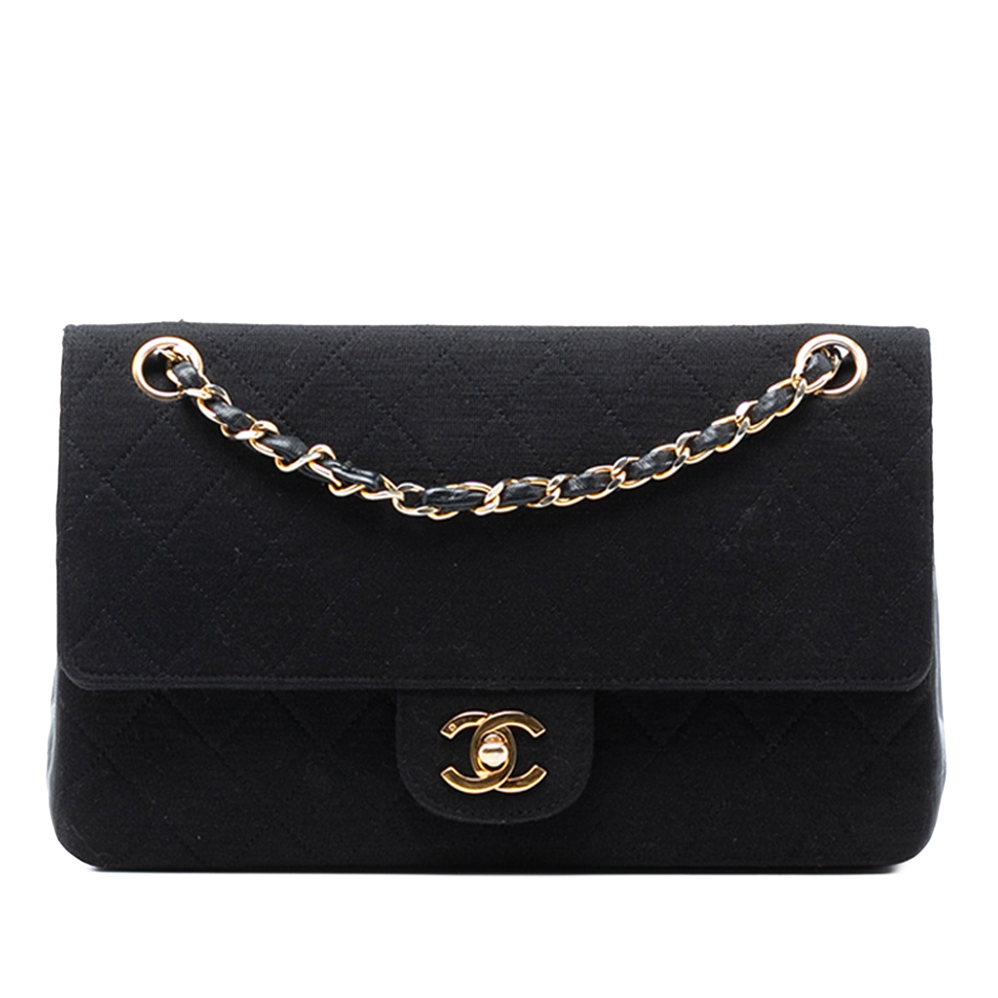 Chanel Medium Classic Jersey Double Flap - image 1