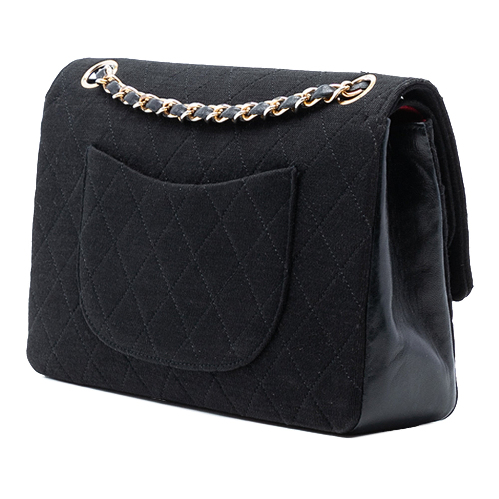 Chanel Medium Classic Jersey Double Flap - image 2