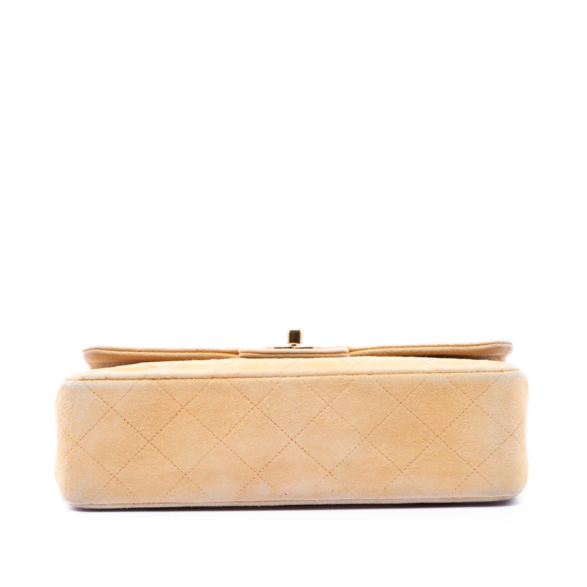 Chanel Small Classic Suede Double Flap - image 3