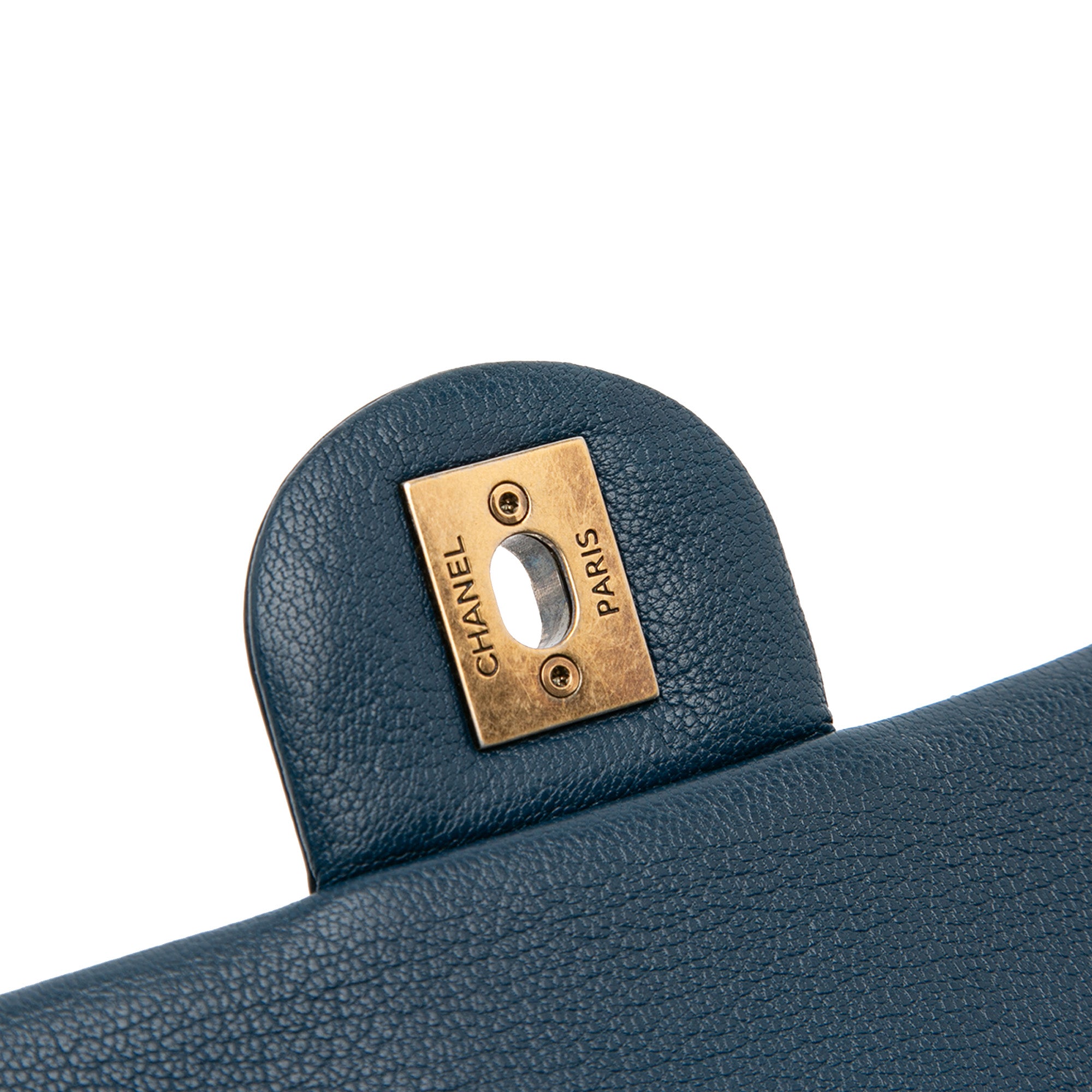 Chanel Paris-Salzburg Small Patent and Goatskin CC Eyelet Flap - image 9