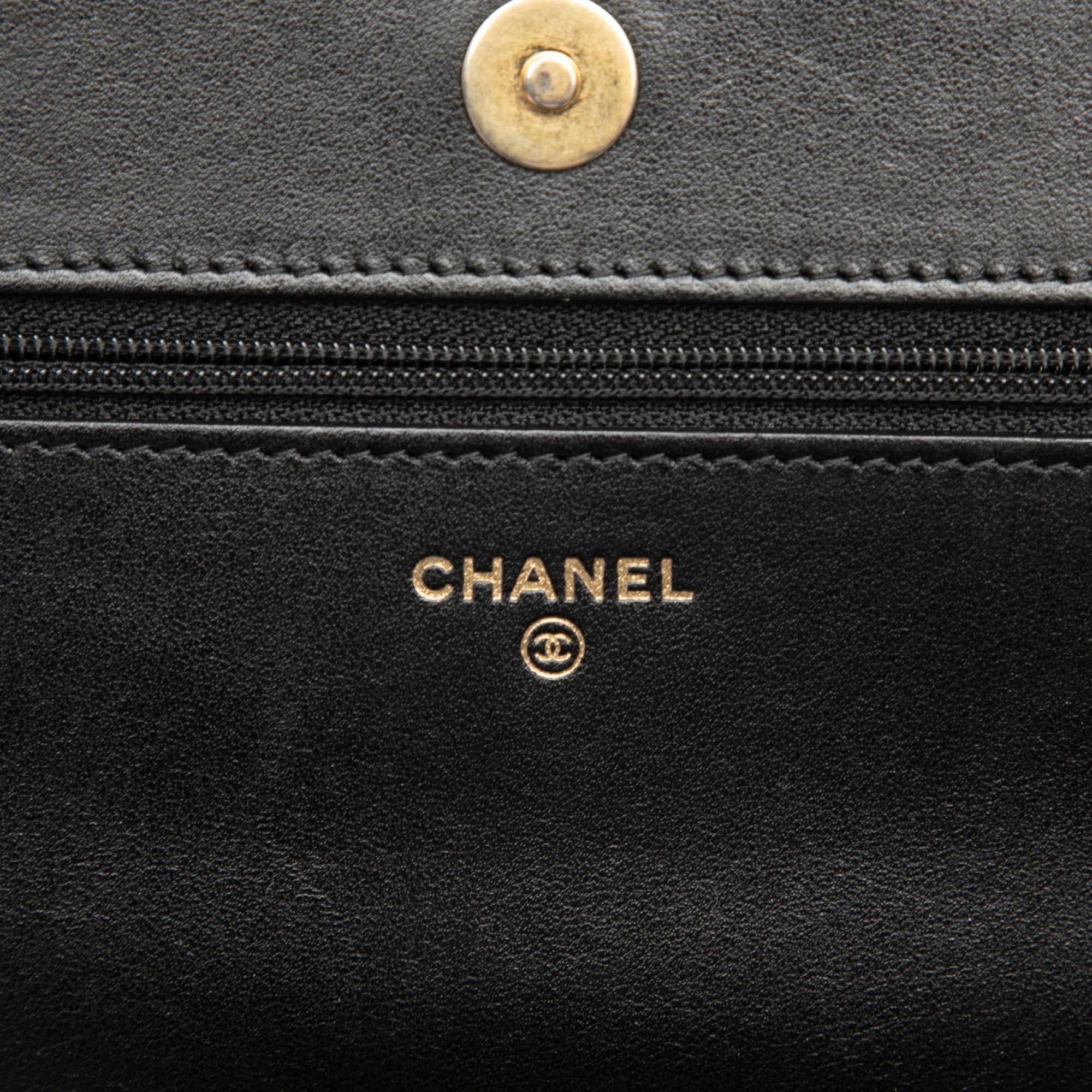 Chanel Quilted Caviar Boy Wallet on Chain - image 5