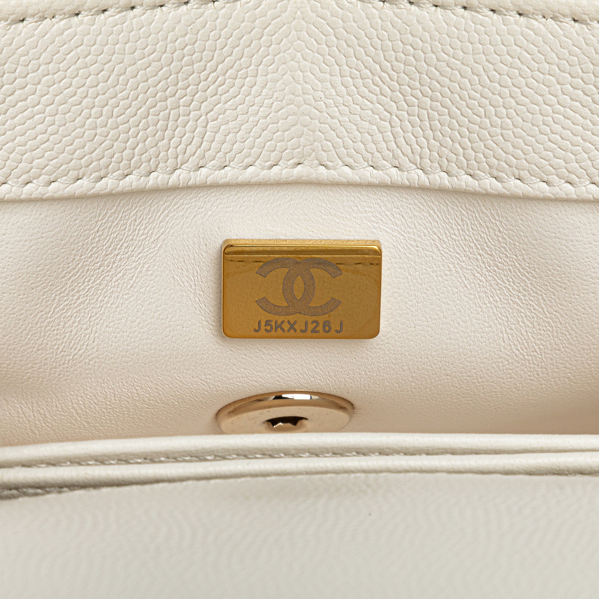 Chanel Extra Mini Caviar Coco Top Handle Bag - image 6