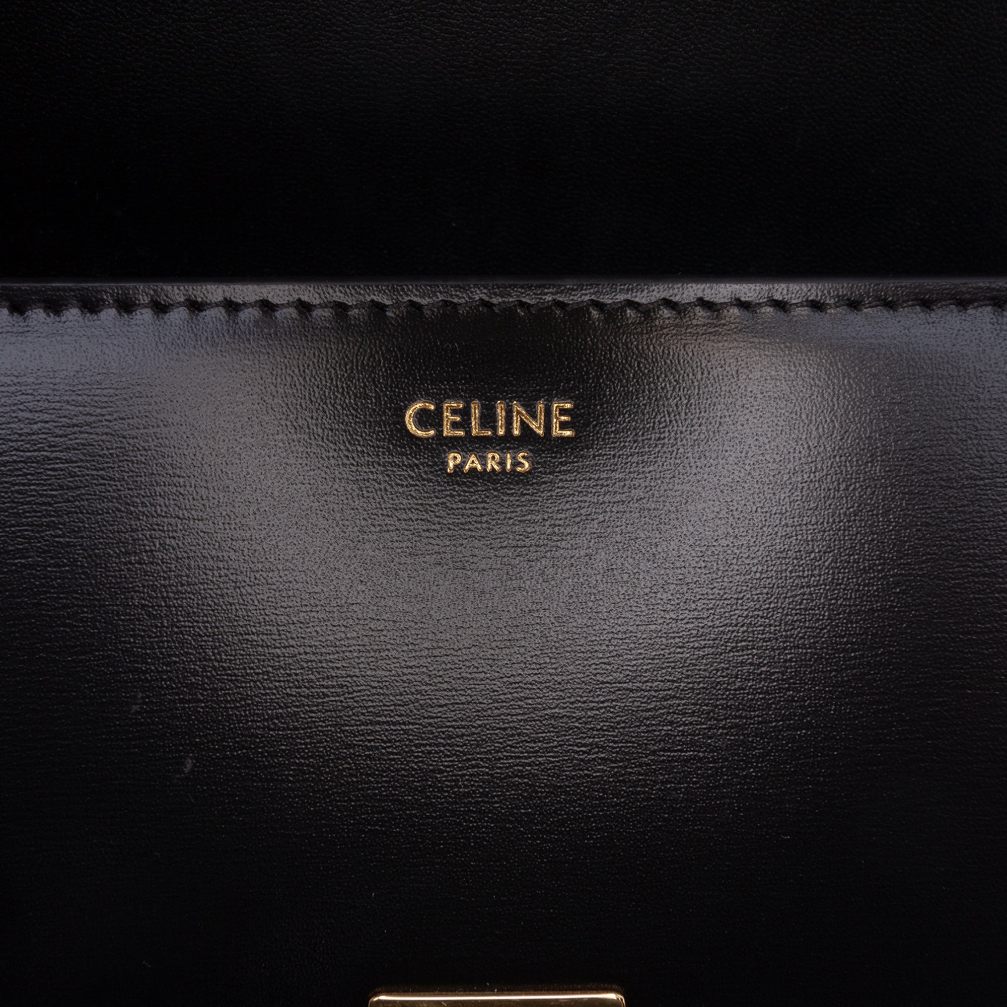 Celine Teen Shiny Calfskin Triomphe Crossbody - image 5