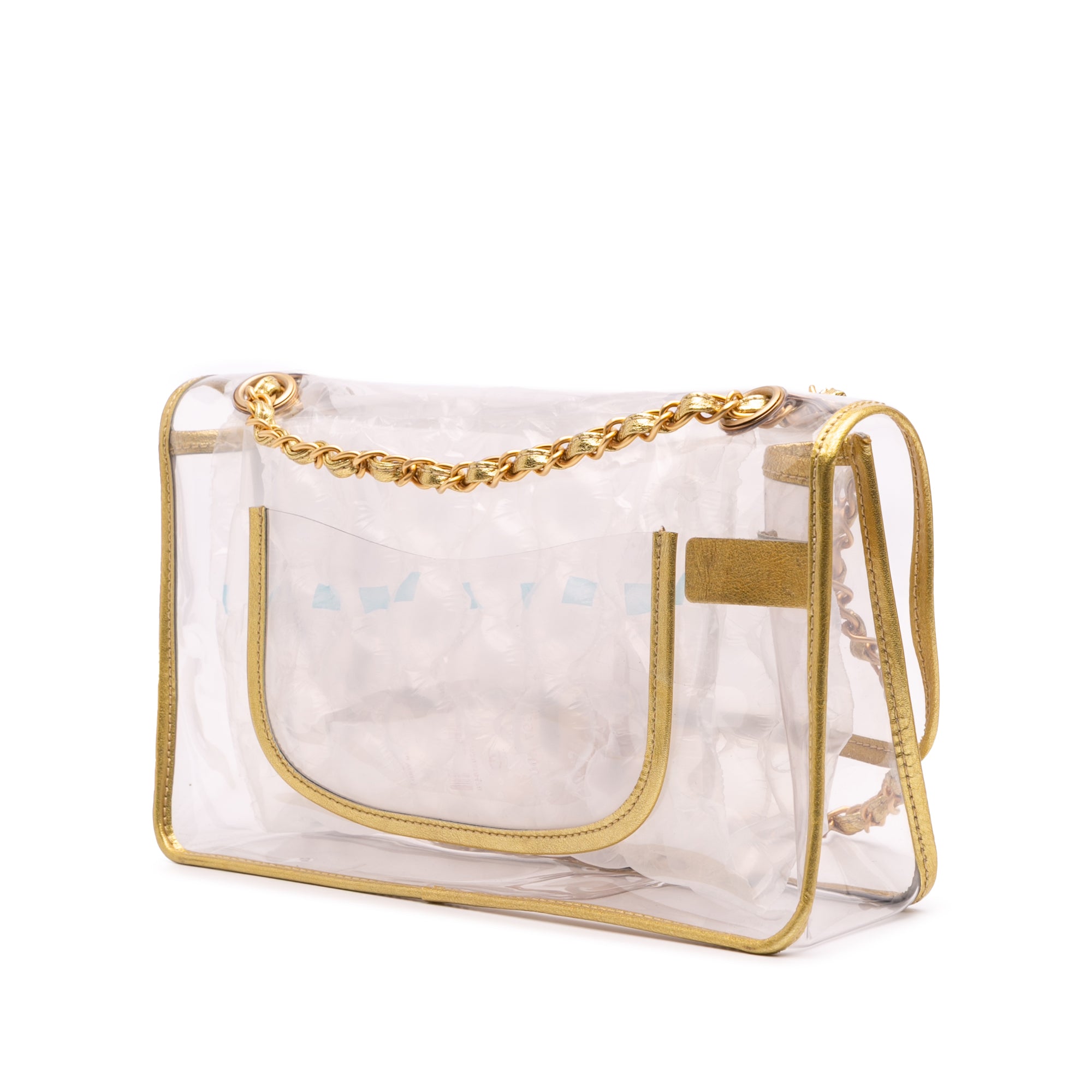 Chanel Medium PVC and Metallic Lambskin Naked Flap - image 2