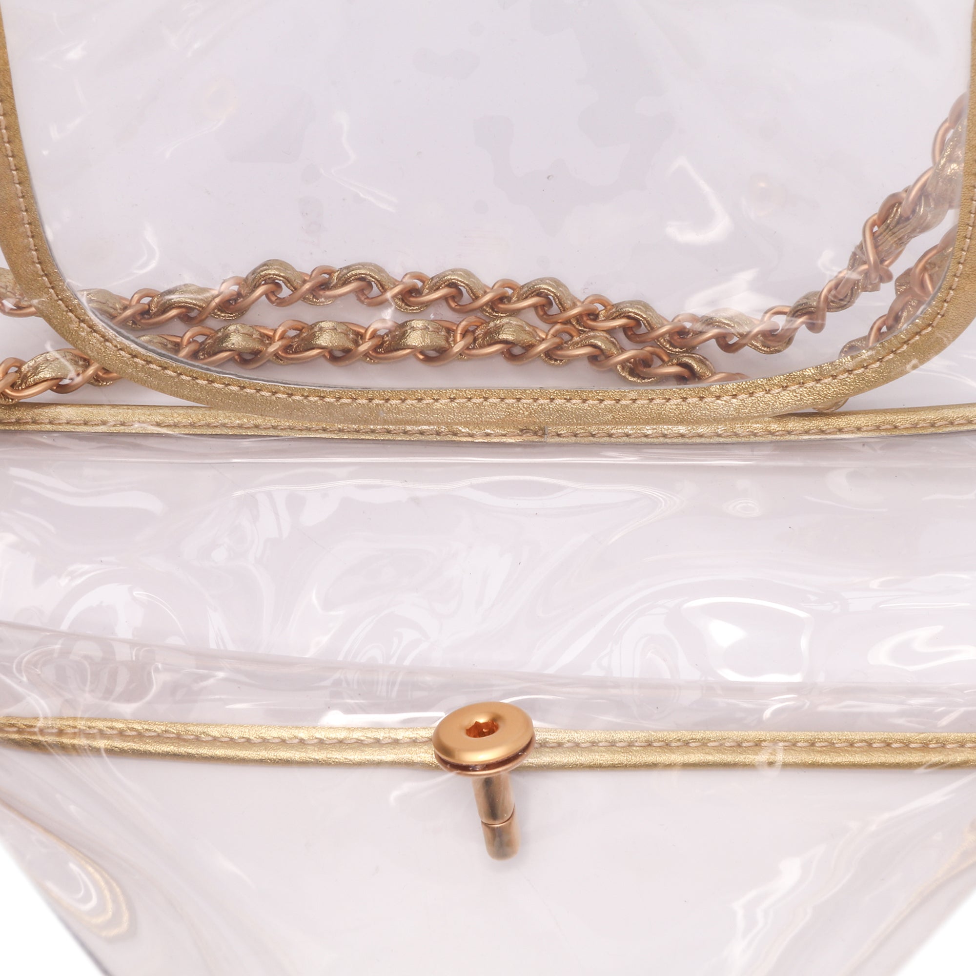 Chanel Medium PVC and Metallic Lambskin Naked Flap - image 4