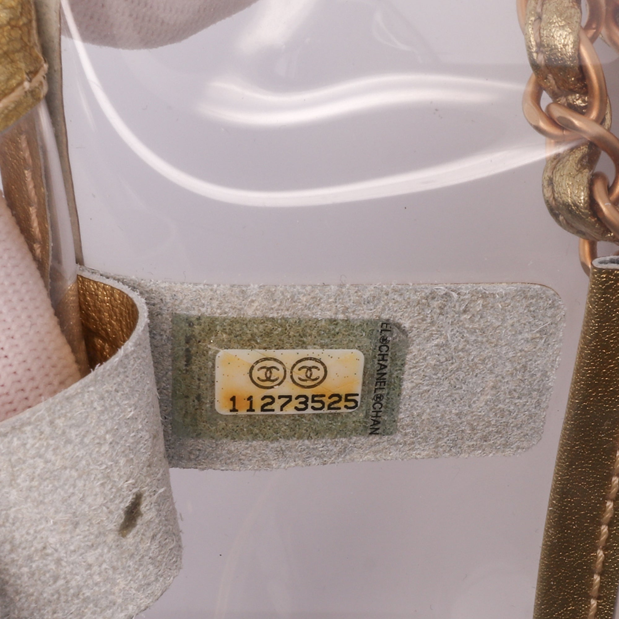 Chanel Medium PVC and Metallic Lambskin Naked Flap - image 5