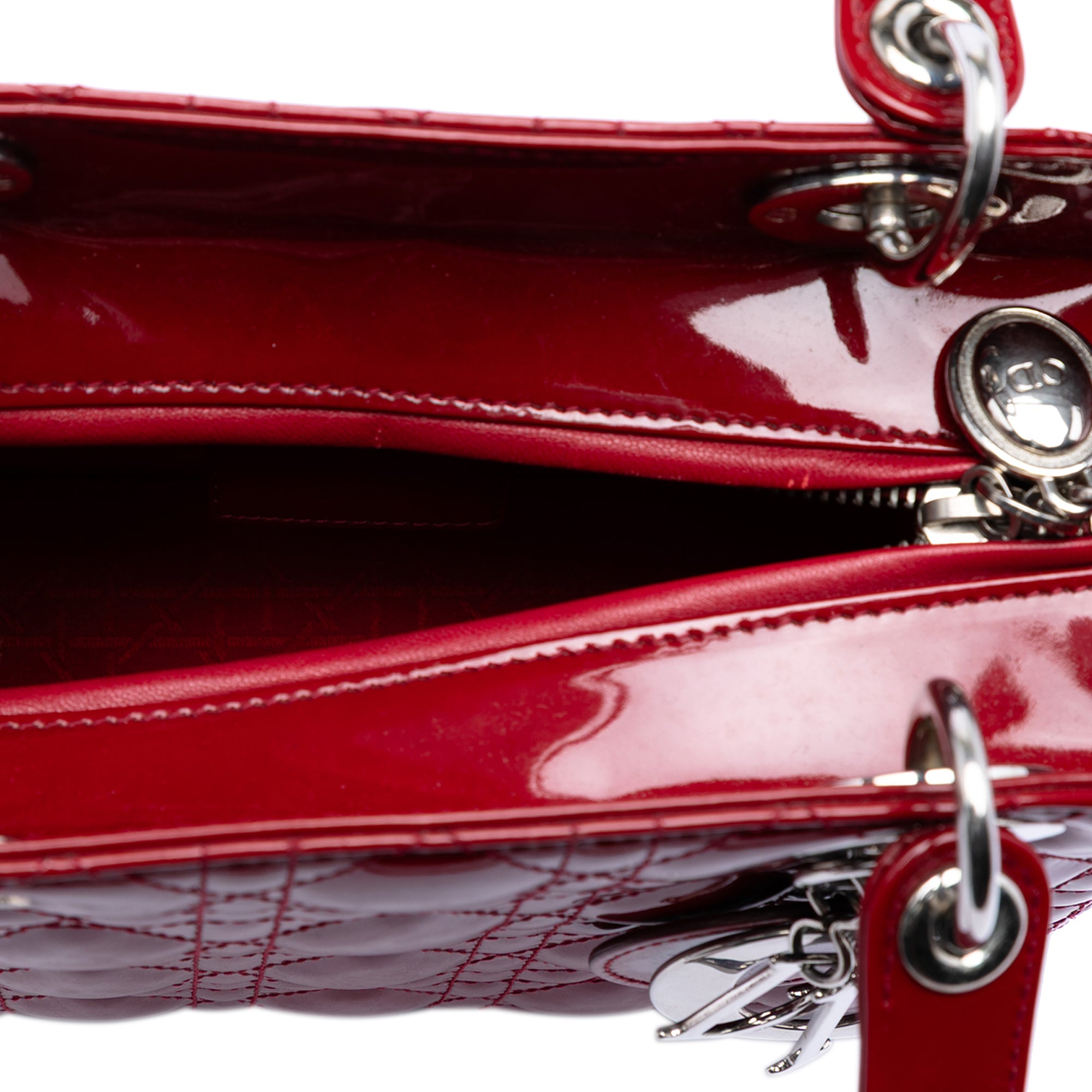 Dior Medium Patent Cannage Lady Dior - image 4