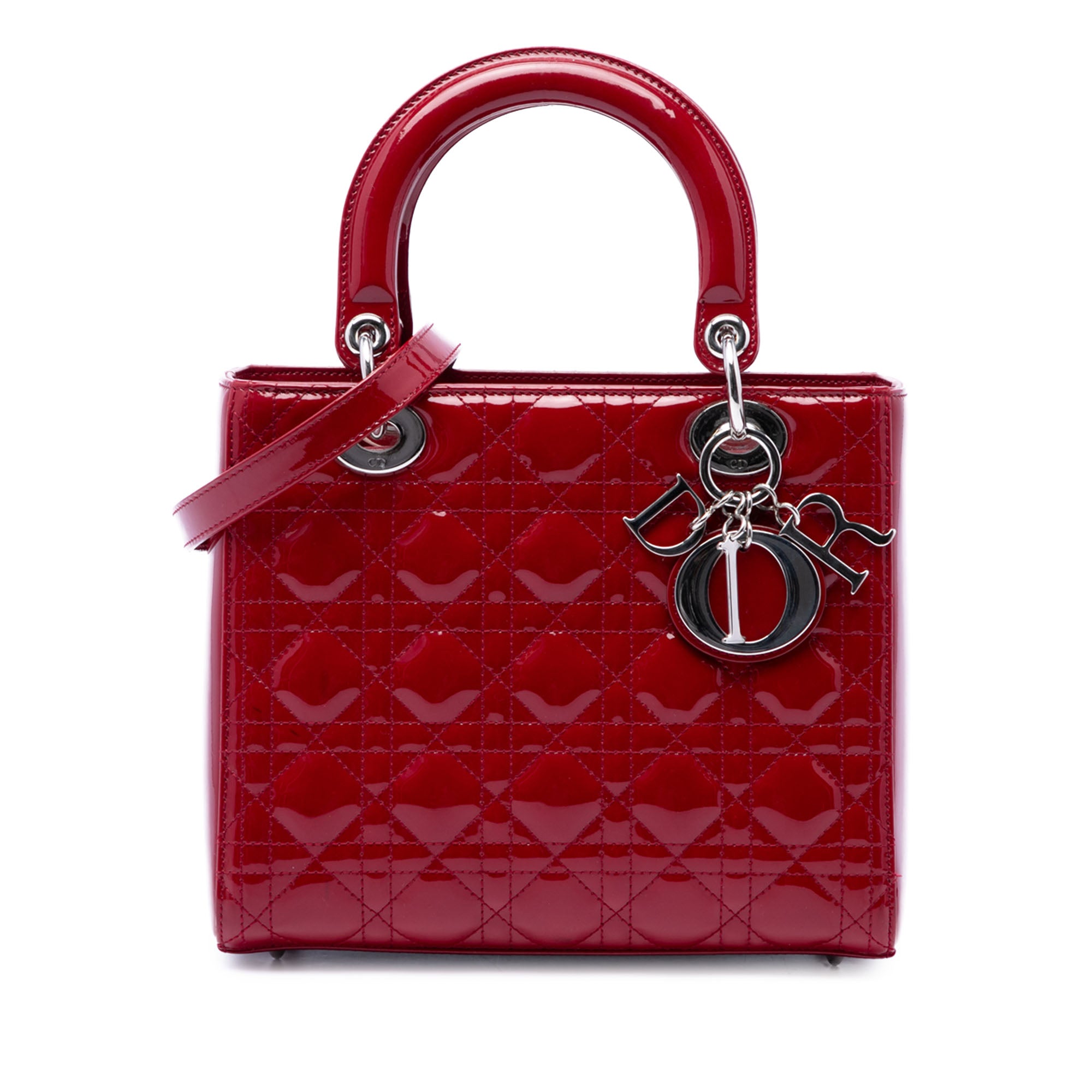 Dior Medium Patent Cannage Lady Dior - image 1