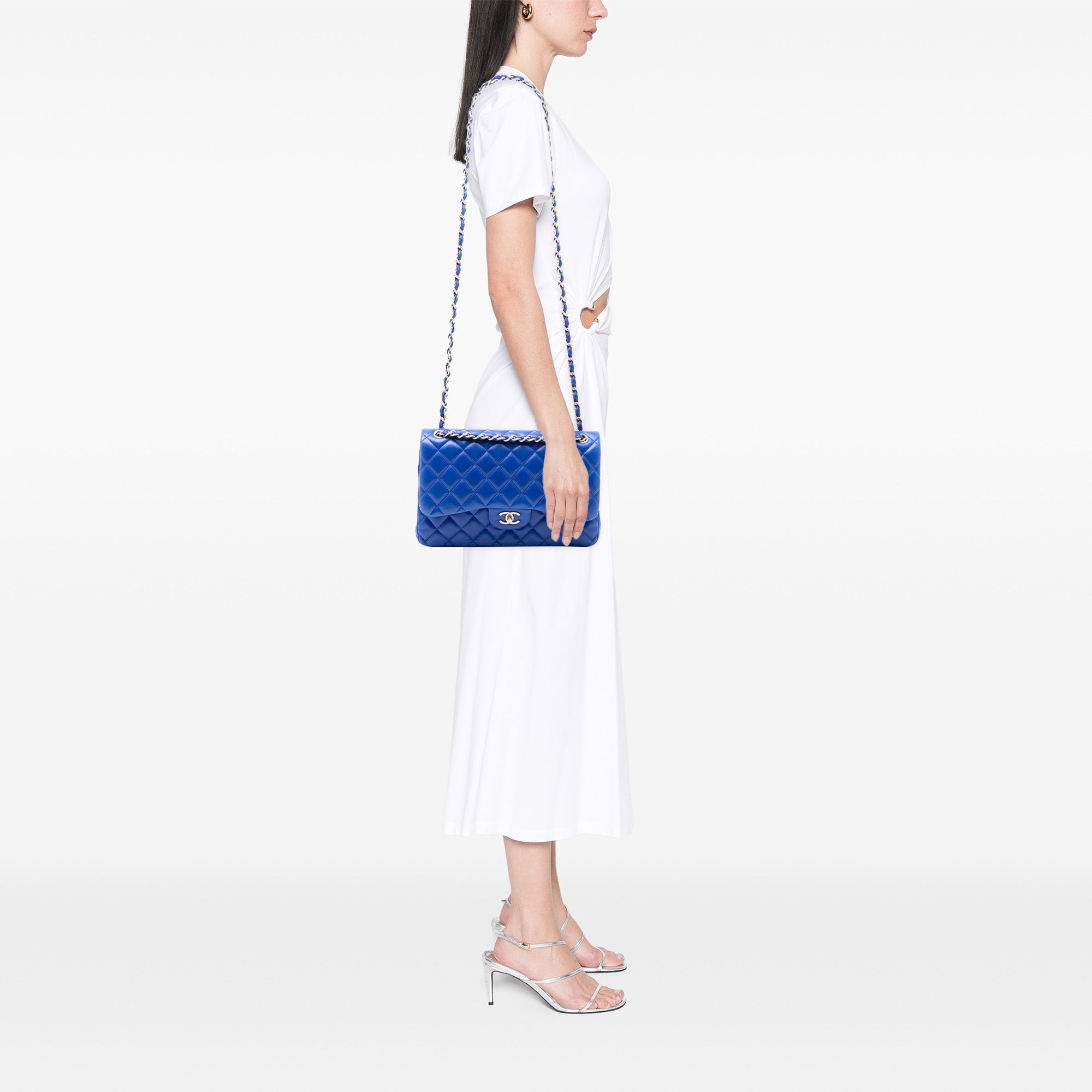 Chanel Jumbo Classic Lambskin Double Flap - image 7