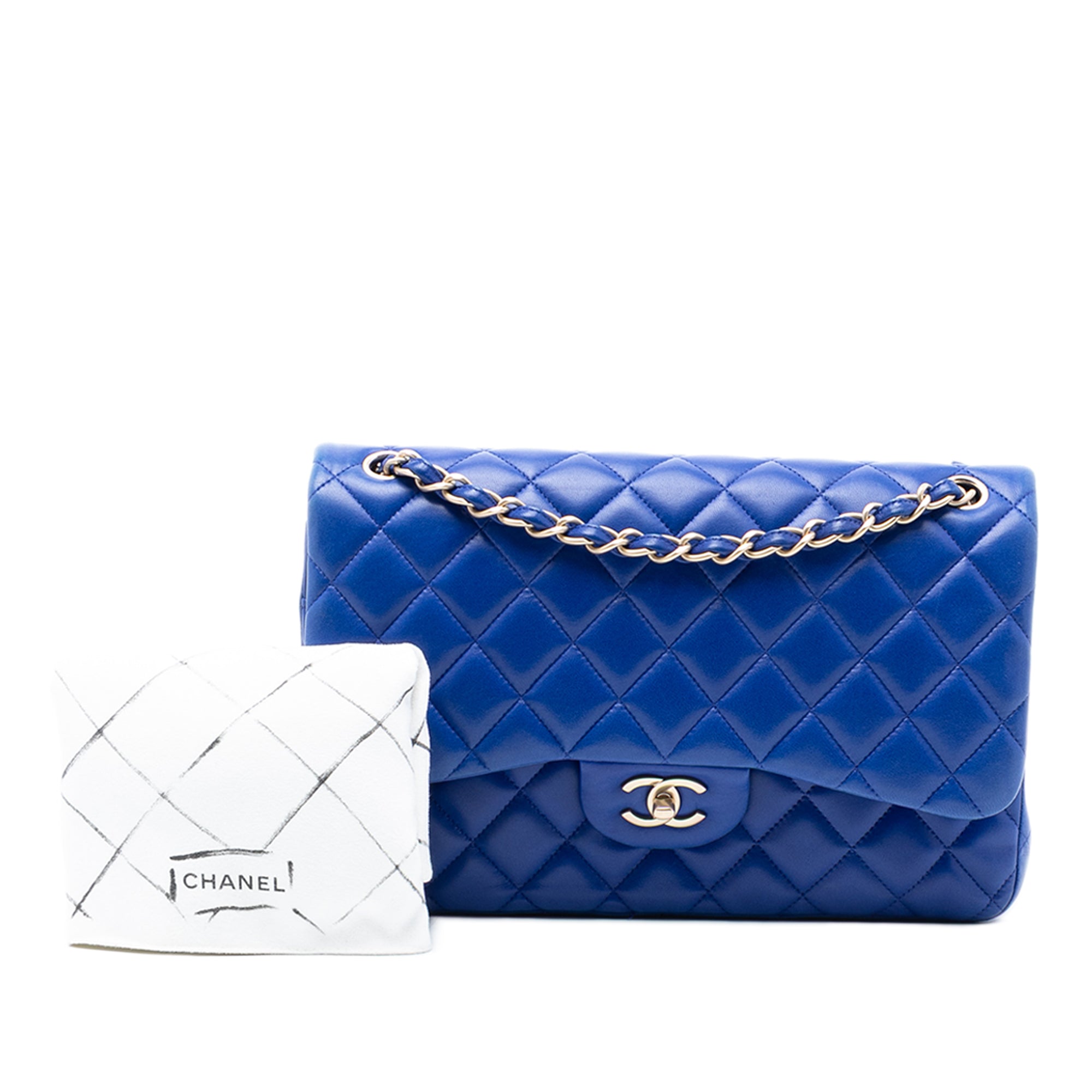 Chanel Jumbo Classic Lambskin Double Flap - image 8