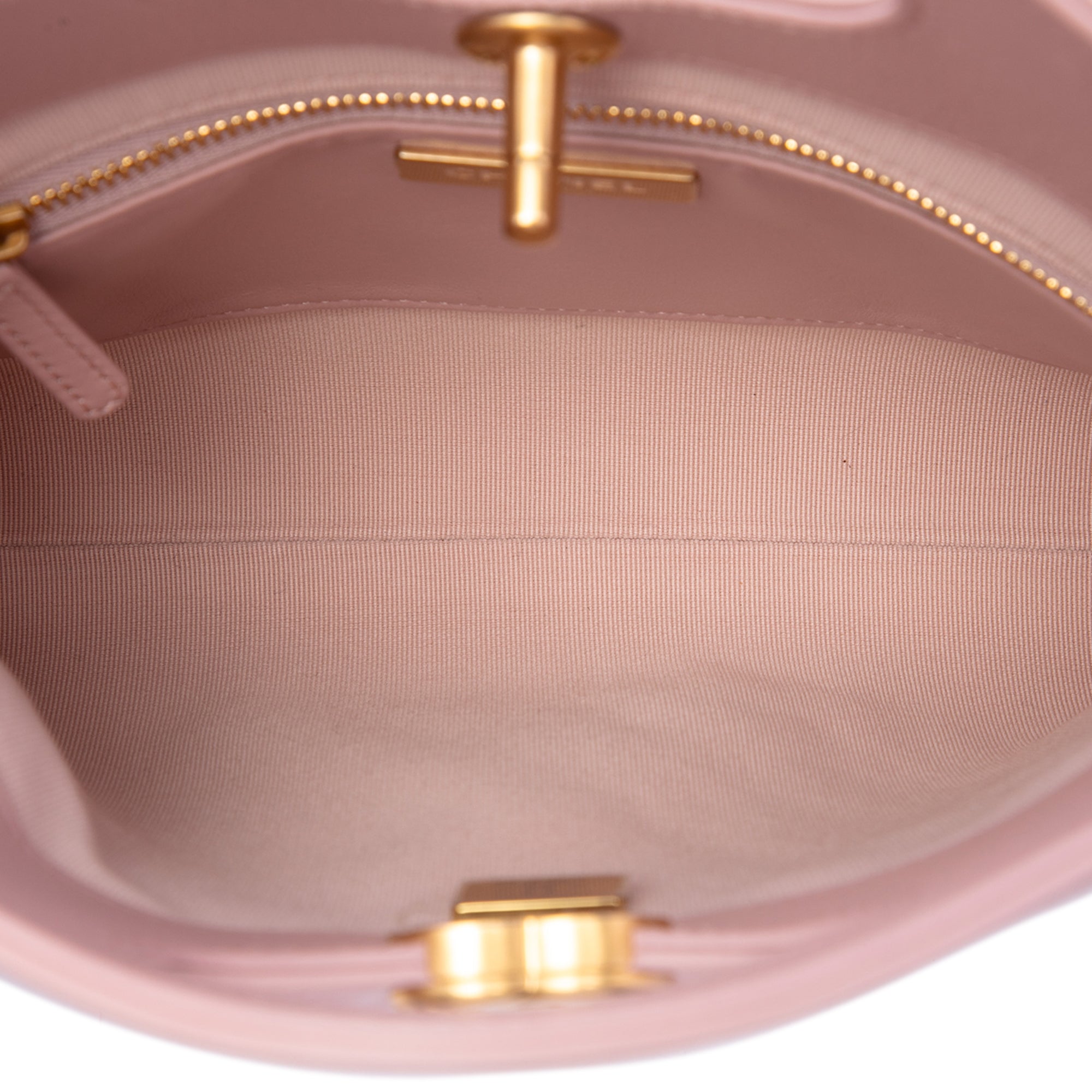 Chanel Mini Quilted Suede and Lambskin 31 Shopping Bag - image 4