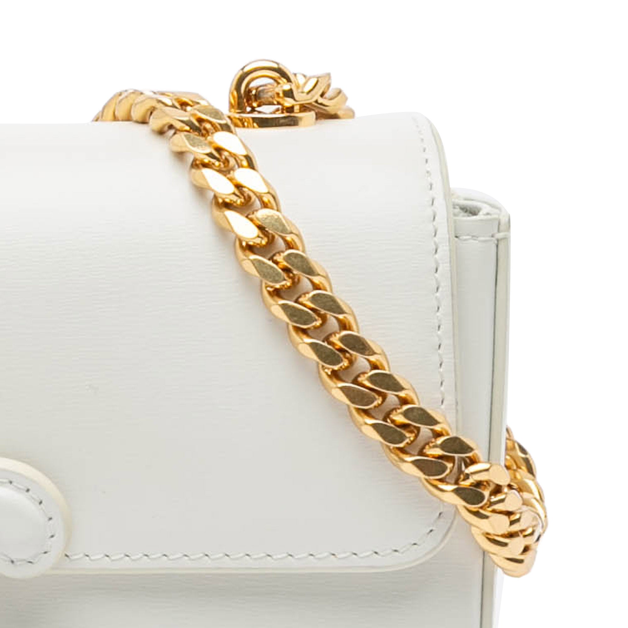 Celine Calfskin Cuir Triomphe Chain Shoulder Bag - image 6