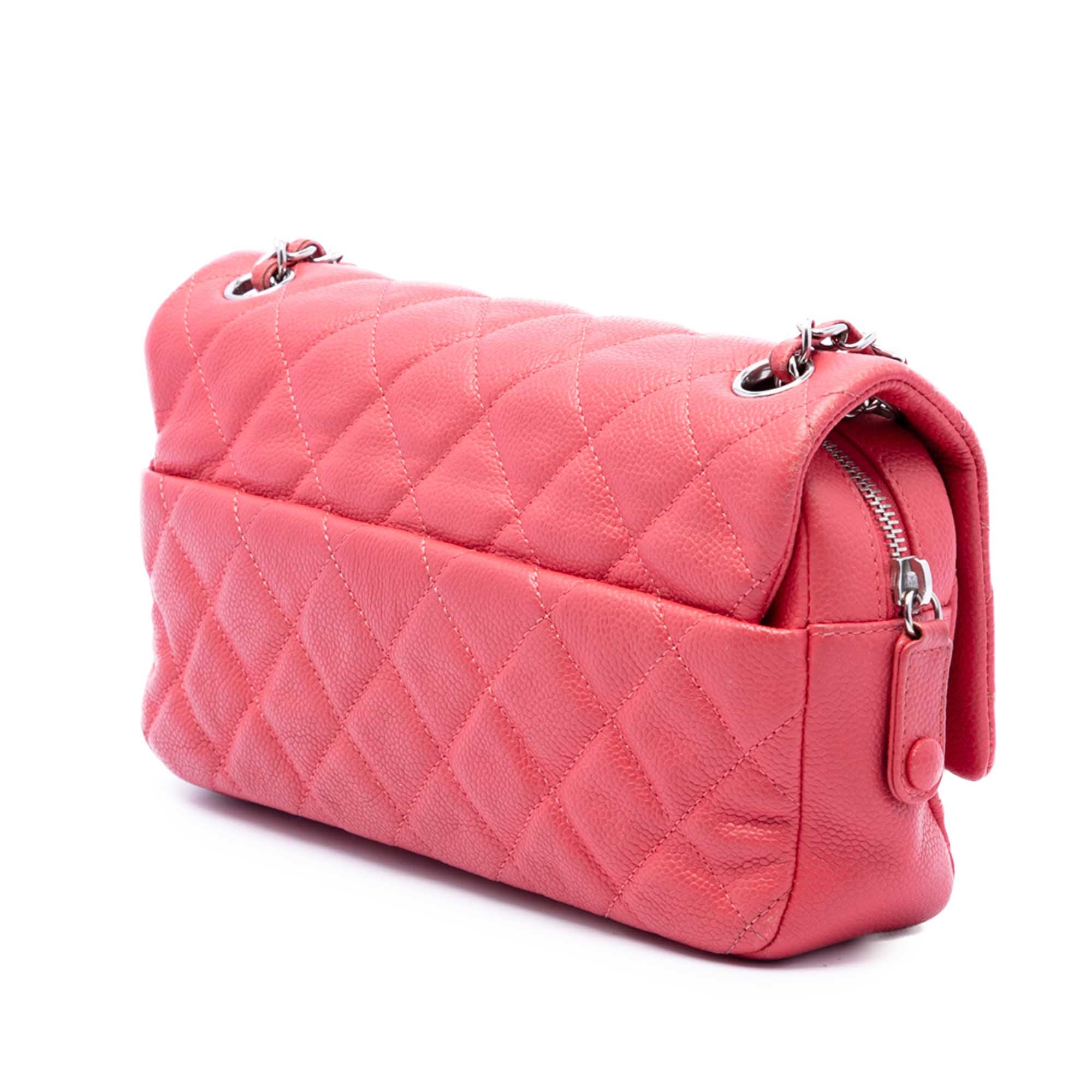 Chanel Medium Quilted Caviar Easy Flap - image 2