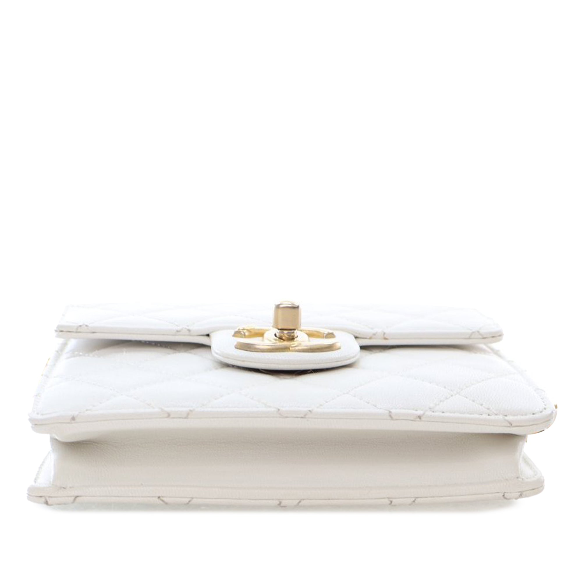 Chanel Small Quilted Lambskin Chic Pearls Flap - image 4
