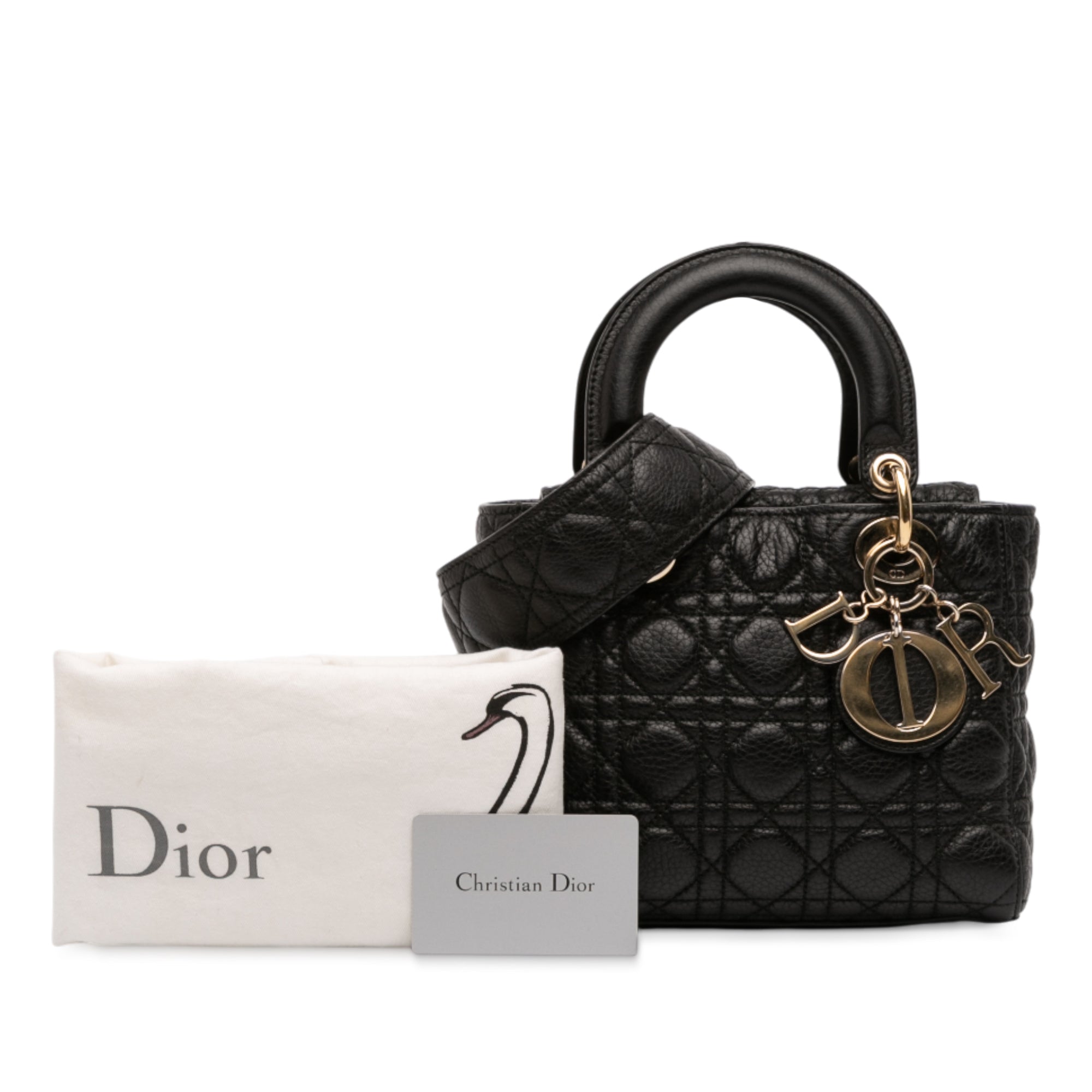 Dior Small Grained Calfskin Cannage Supple Lady Dior - image 11
