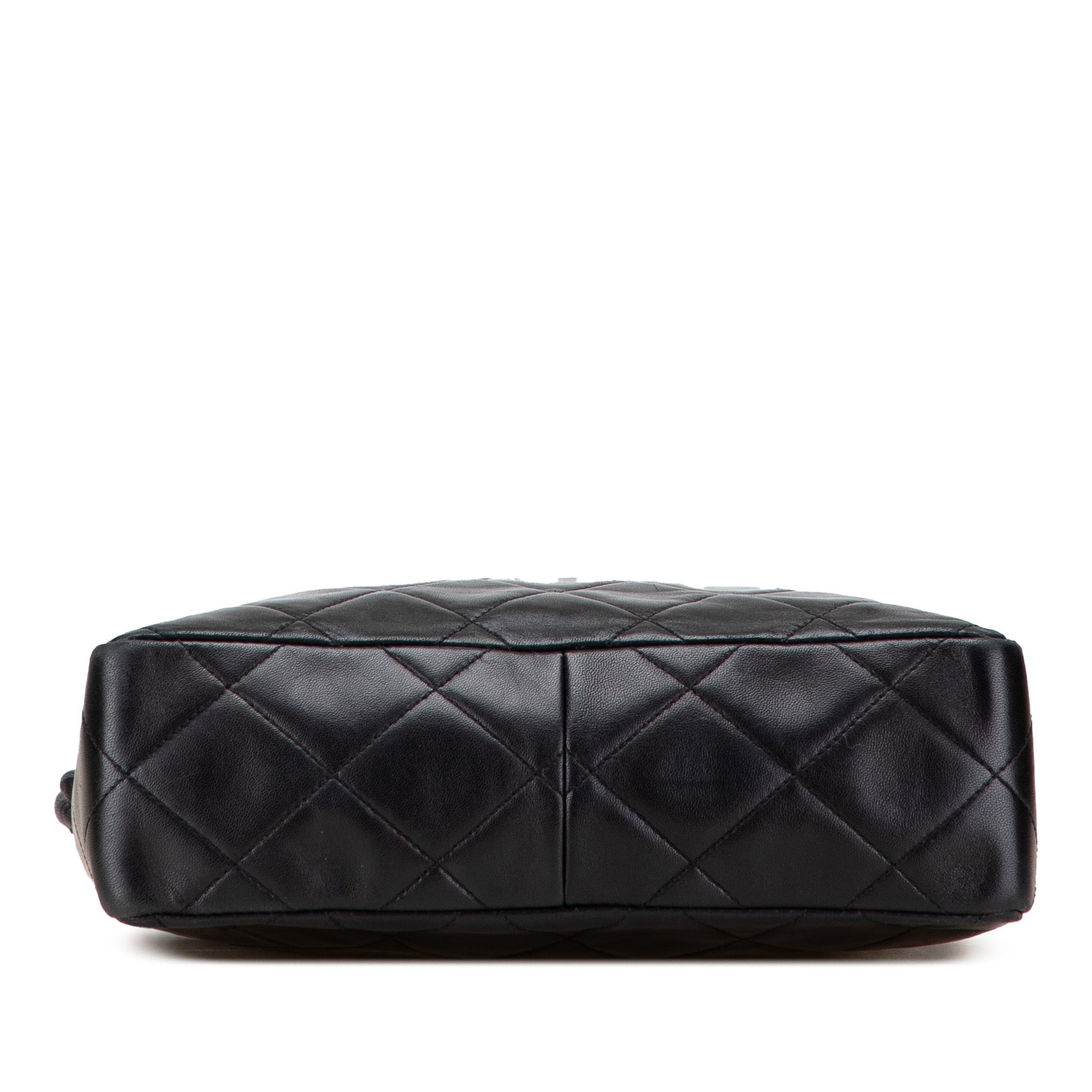 Chanel CC Quilted Lambskin Twisted Strap Crossbody - image 3