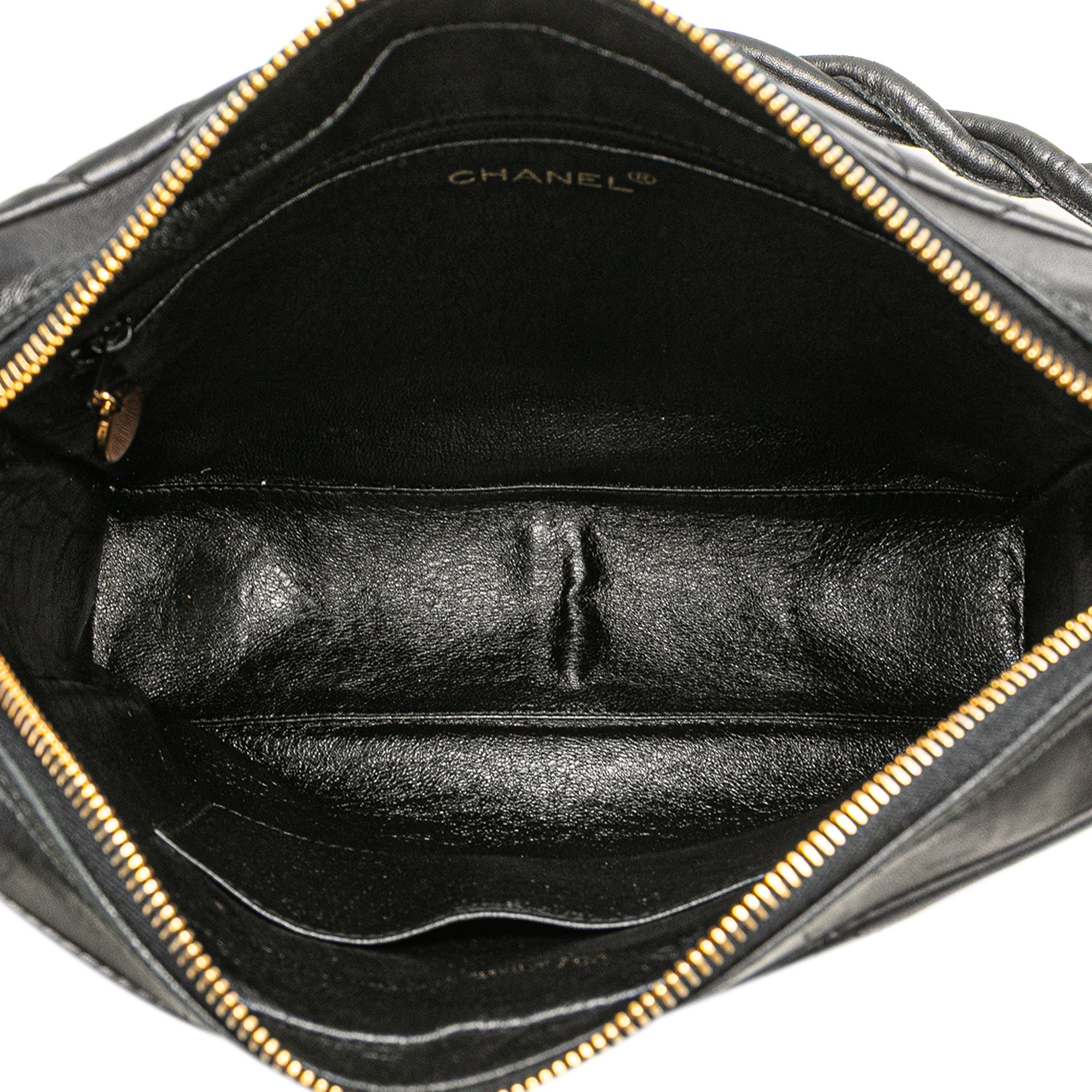 Chanel CC Quilted Lambskin Twisted Strap Crossbody - image 4