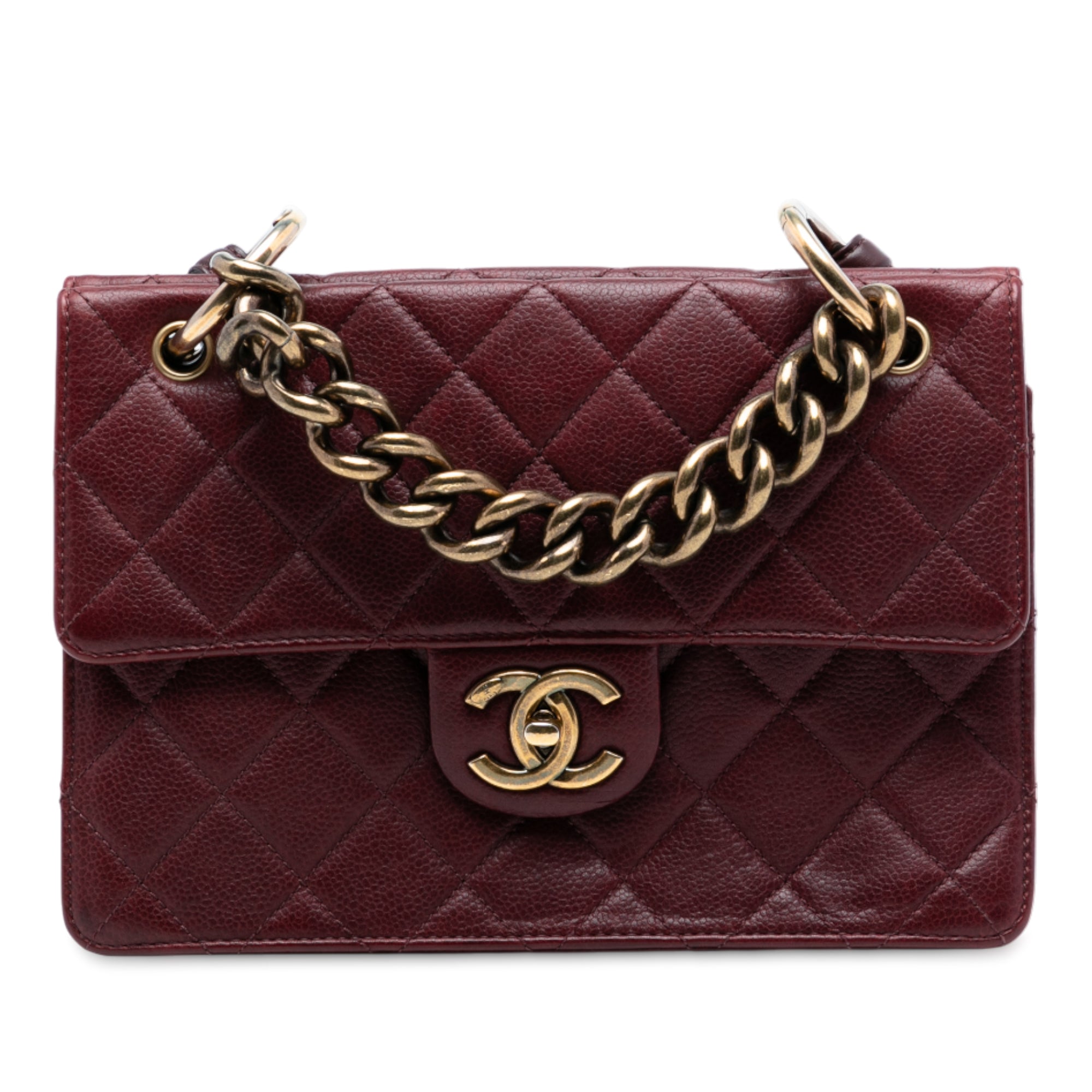 Chanel Paris Edinburgh Quilted Caviar Retro Class Flap - image 1