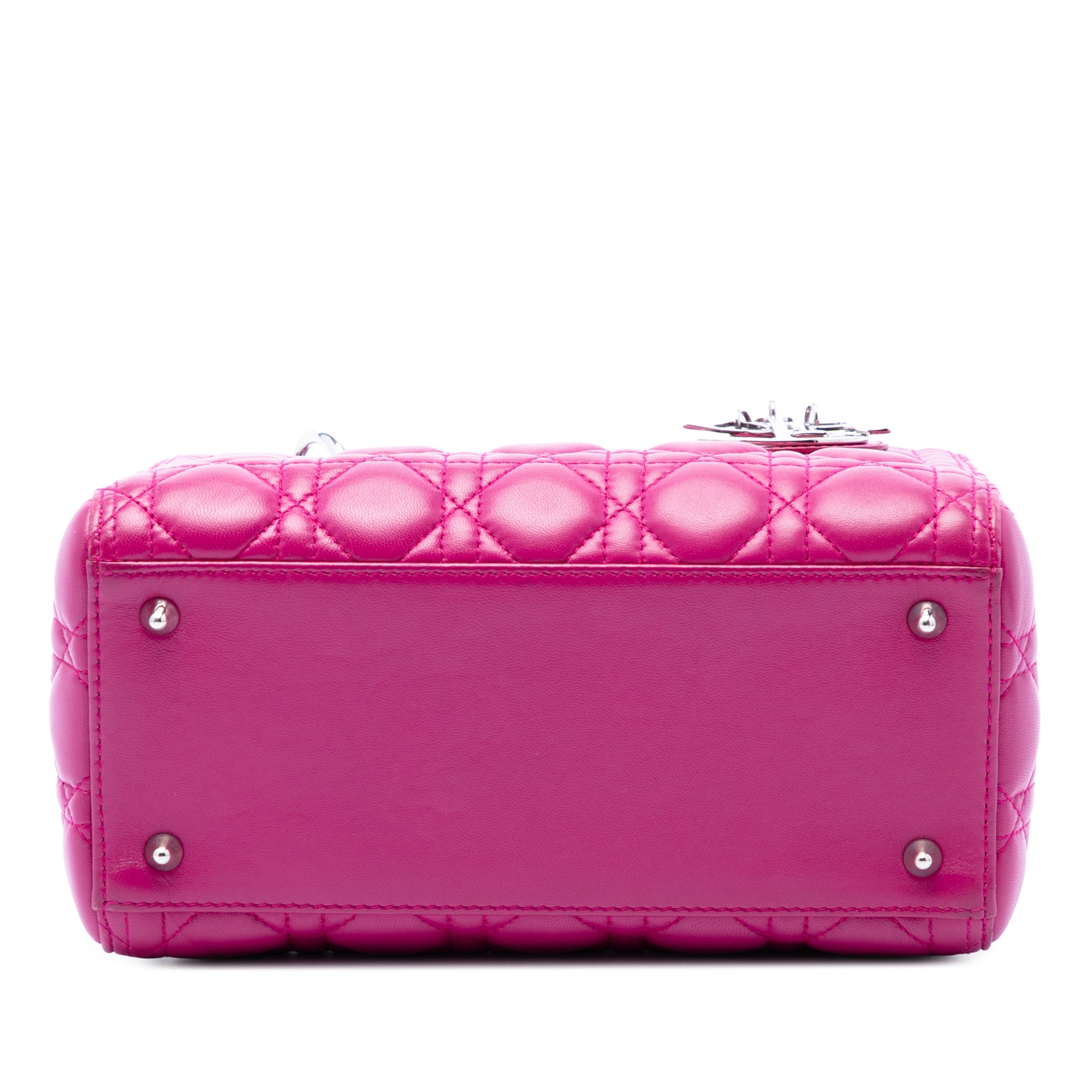 Dior Medium Lambskin Cannage Lady Dior - image 3