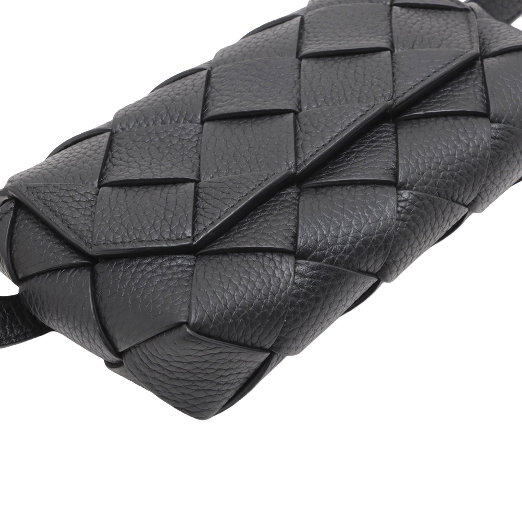 Bottega Veneta Grained Calfskin Intreccio Diago Belt Bag - image 6
