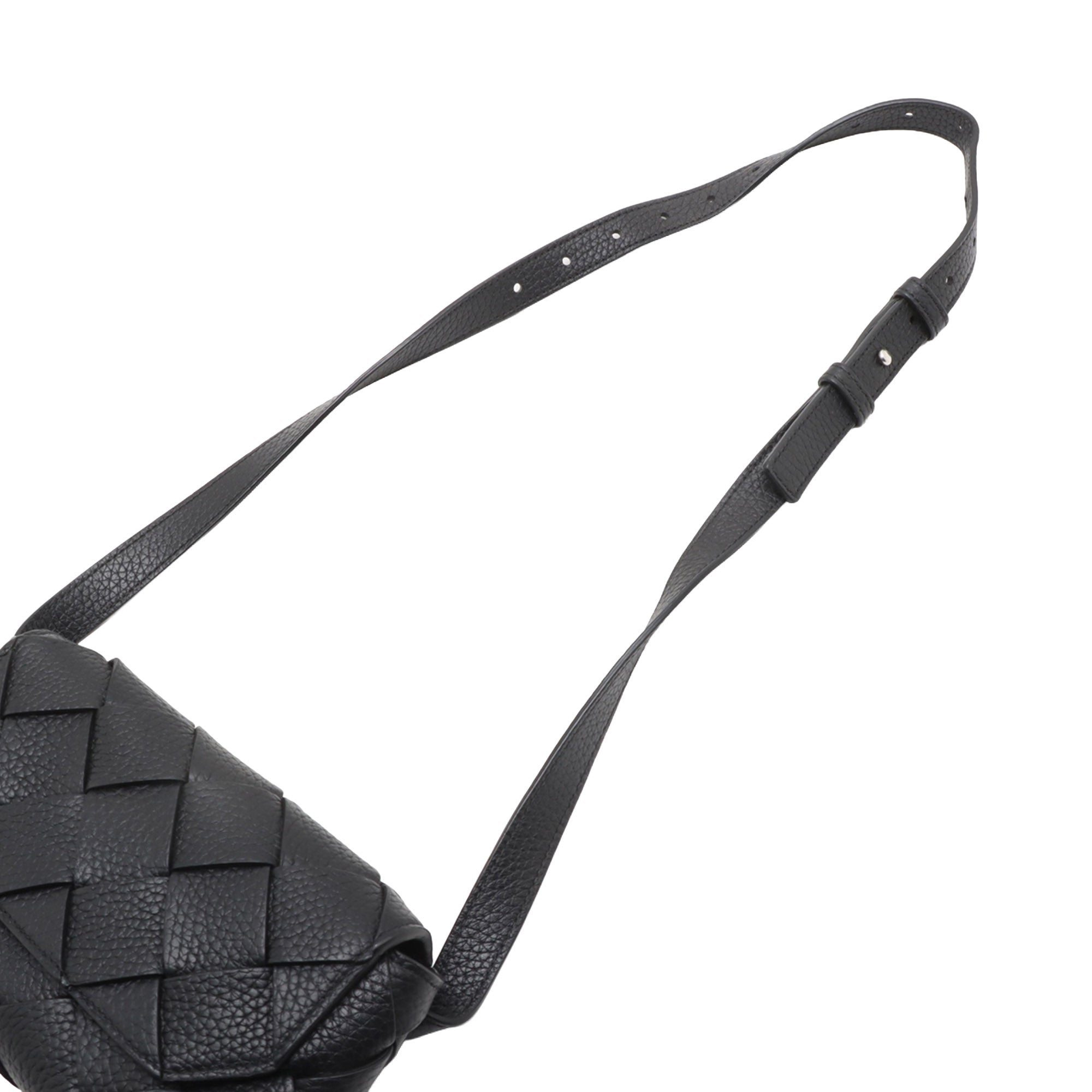 Bottega Veneta Grained Calfskin Intreccio Diago Belt Bag - image 7